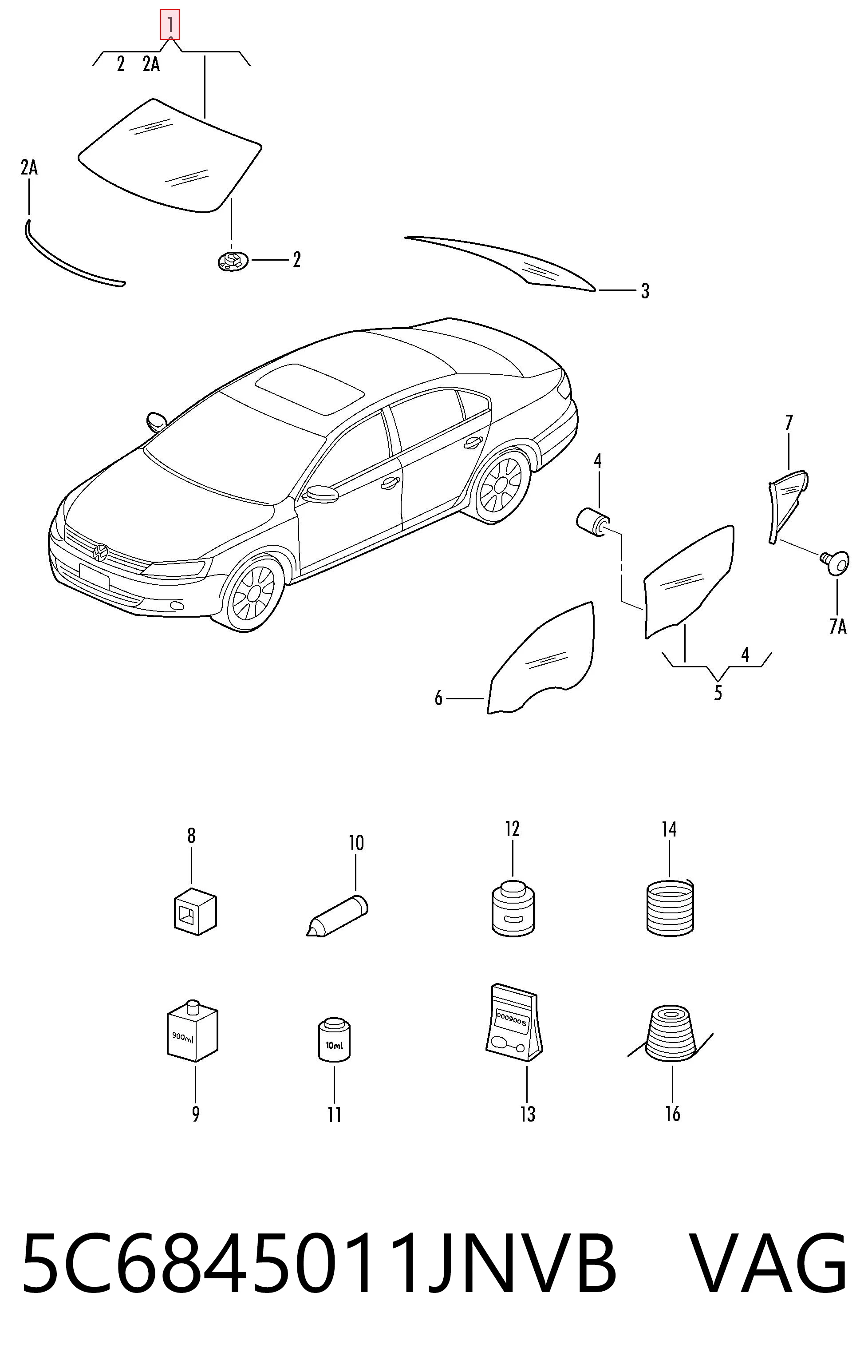 Автоскло Glasstech 8612AGSGYVZ6Z ціна, від 72.21 USD