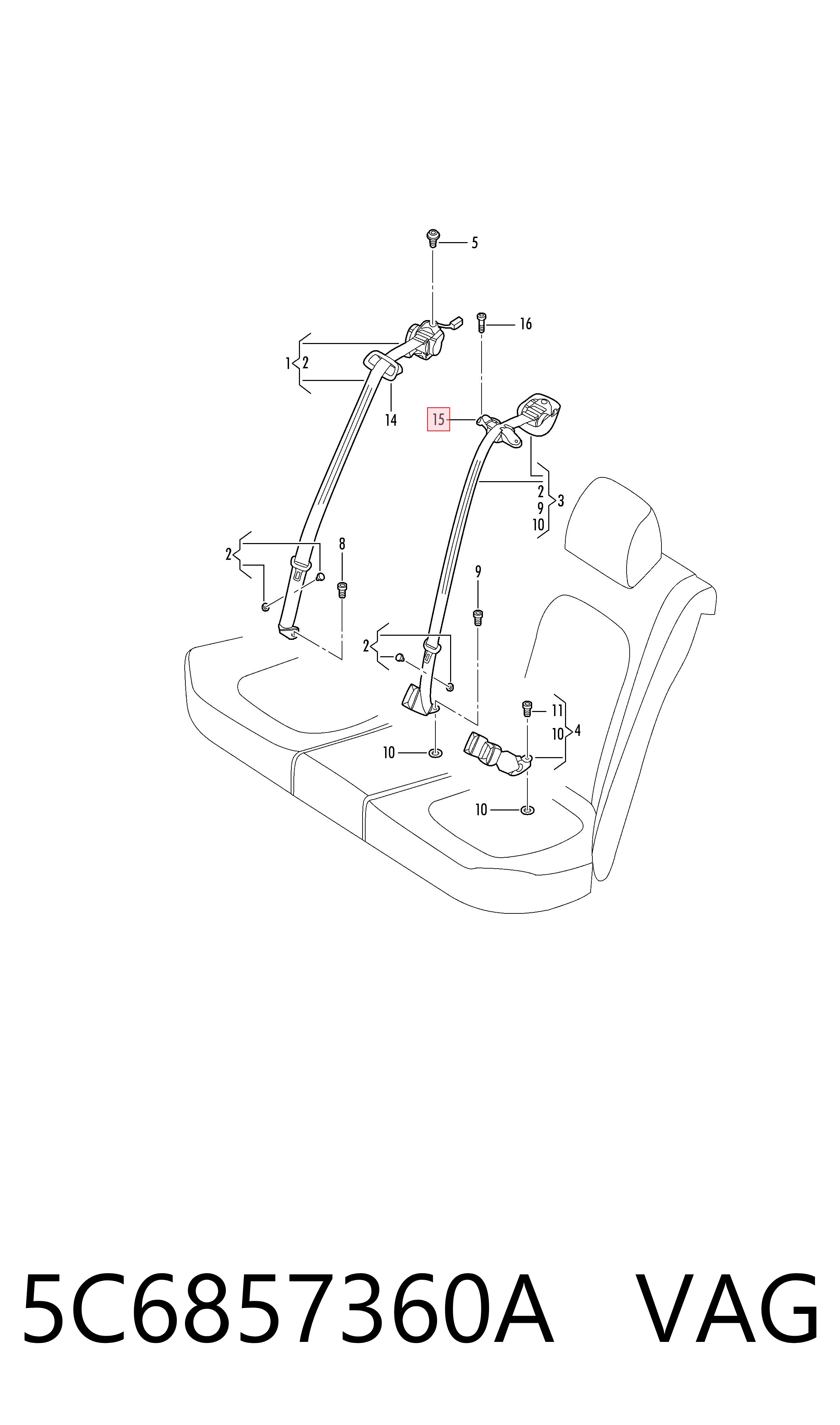 5C6857360A VAG 