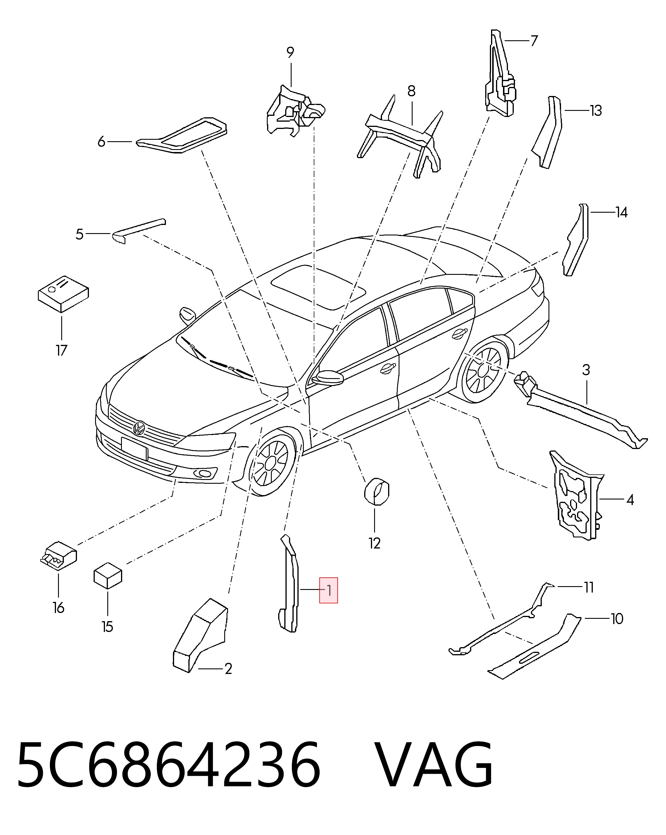 5C6864236 VAG 