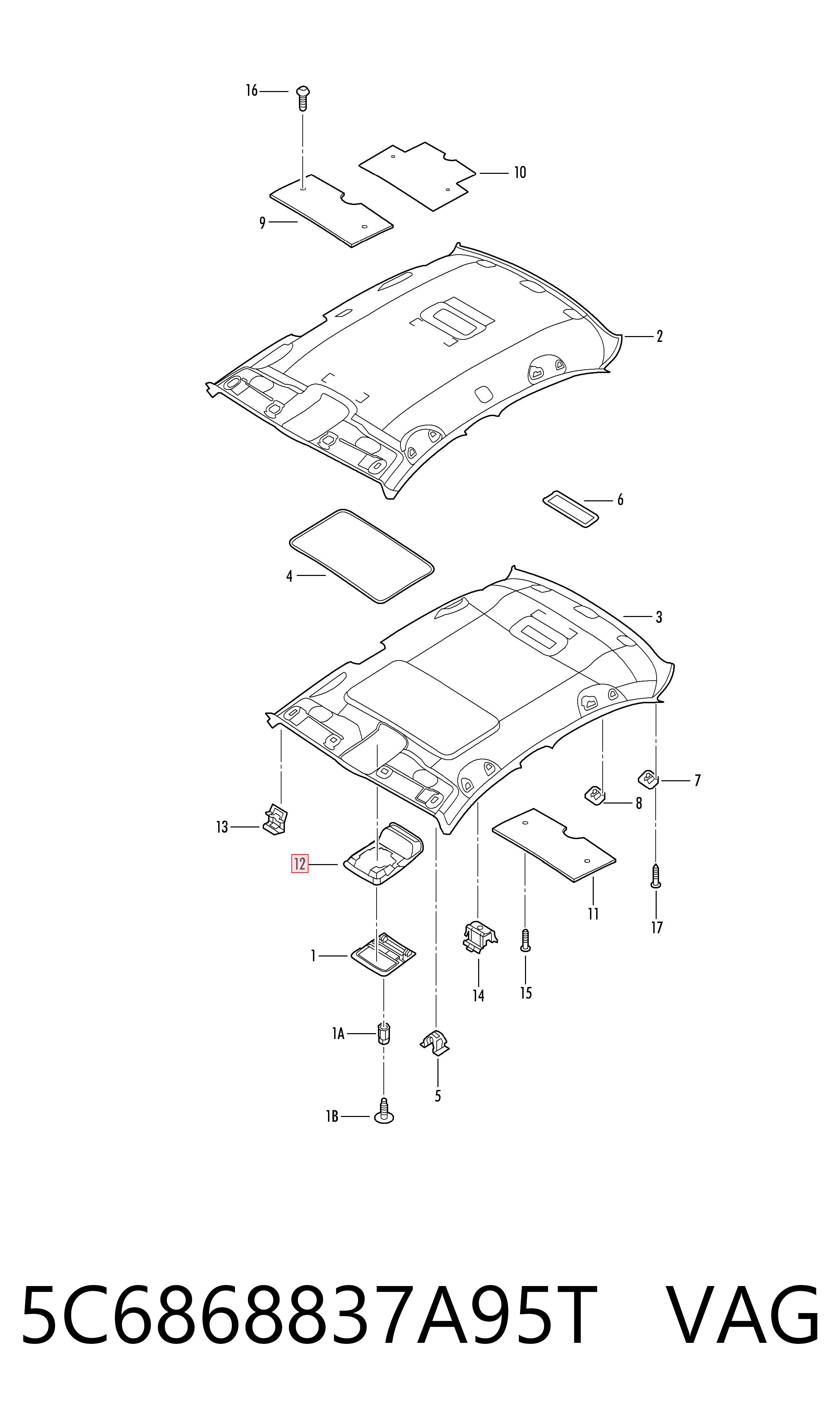 5C6868837A95T VAG 