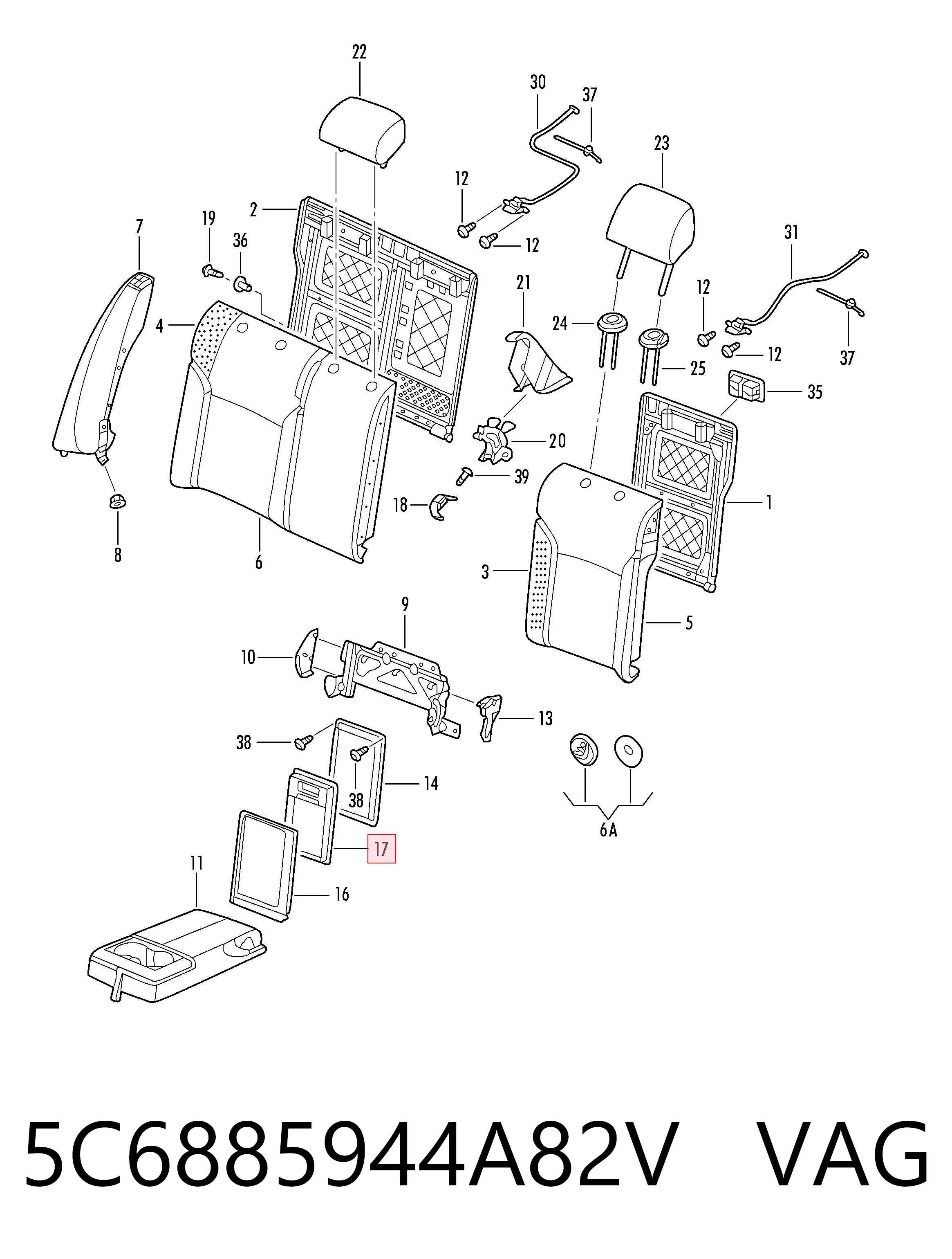 5C6885944A82V VAG 