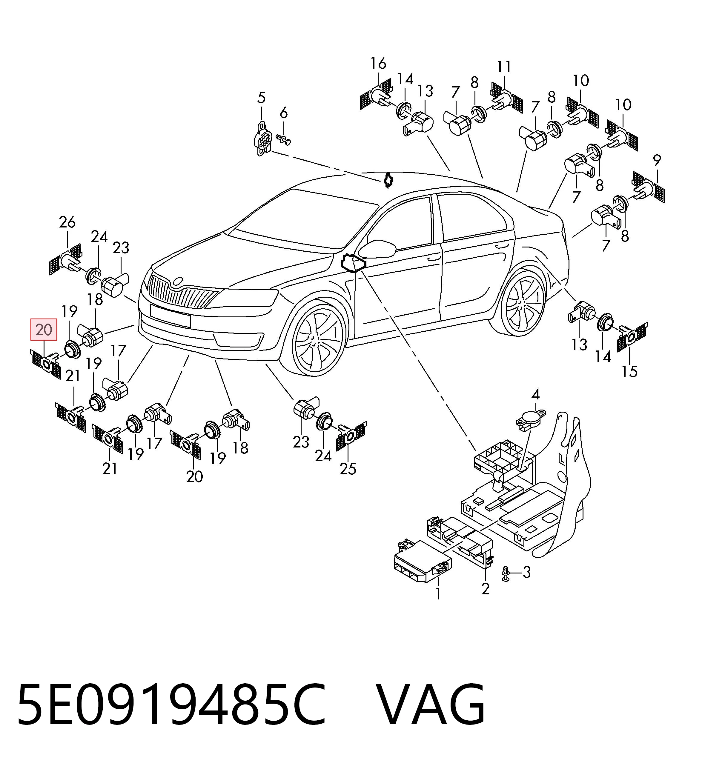 5E0919485C VAG 