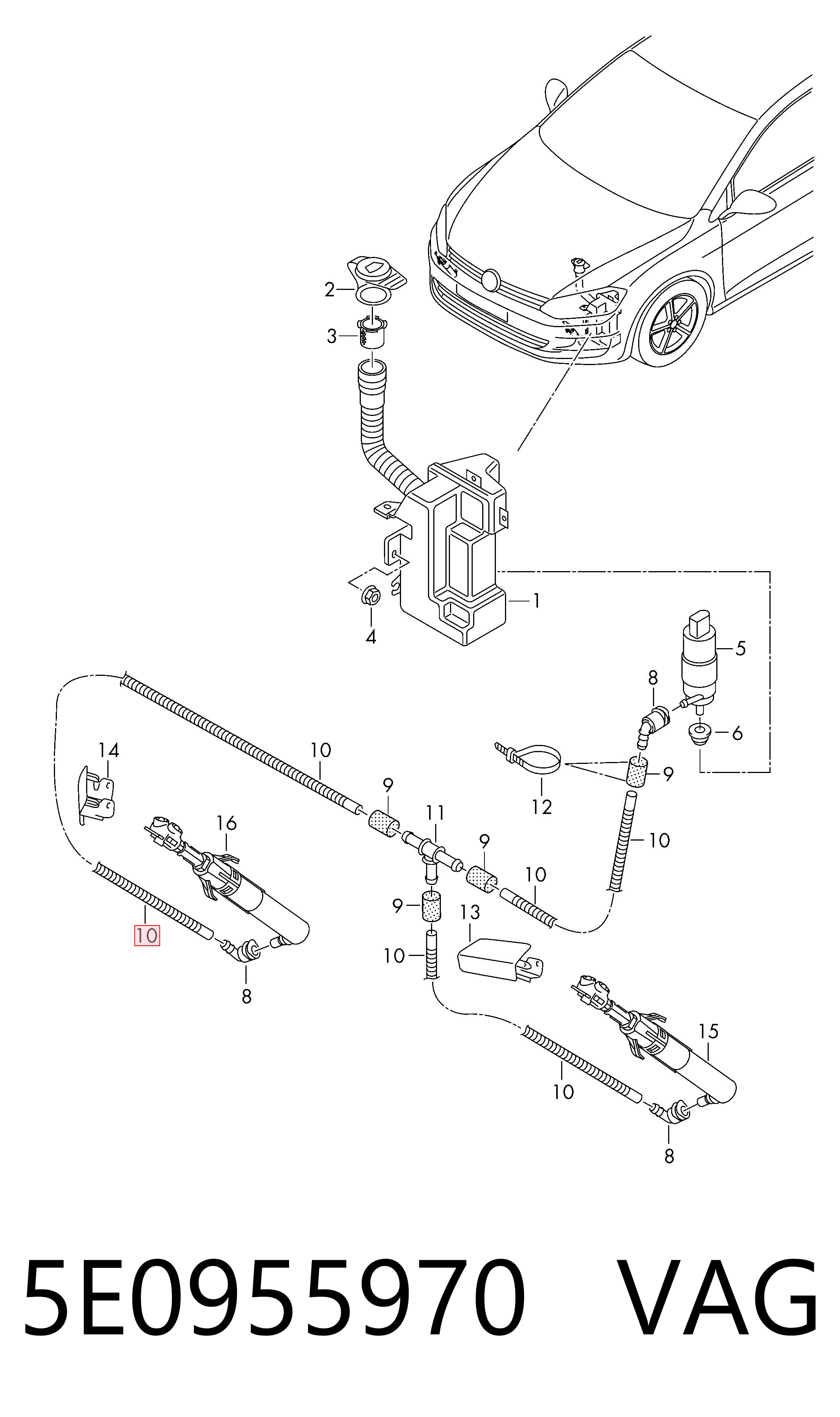 5E0955970 VAG 