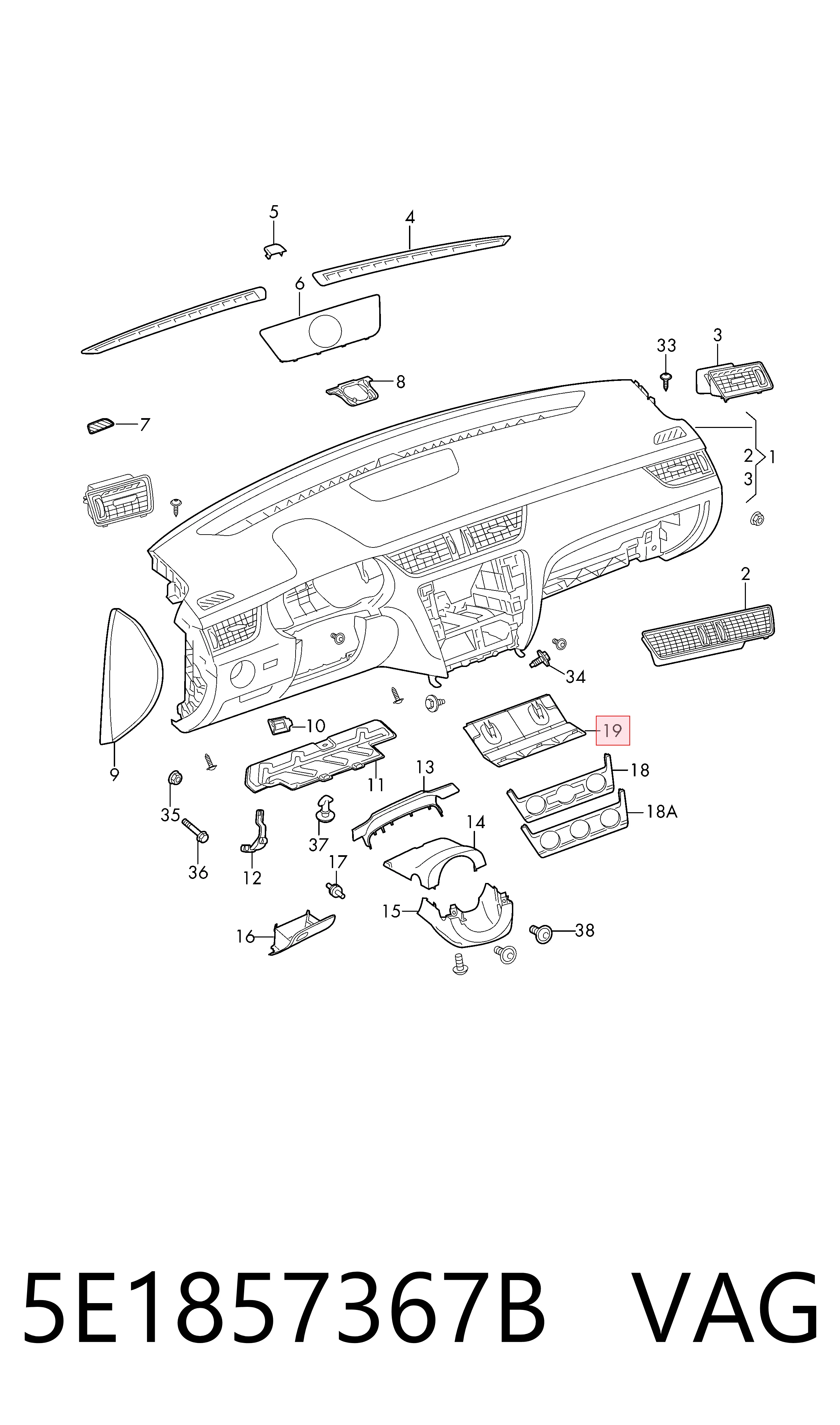 5E1857367B VAG 