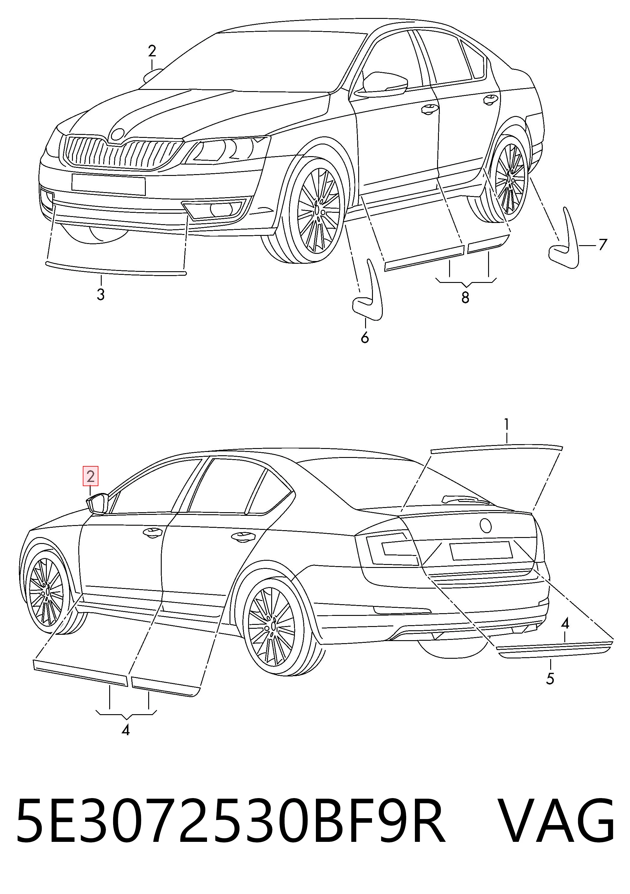 5E3072530BF9R VAG 