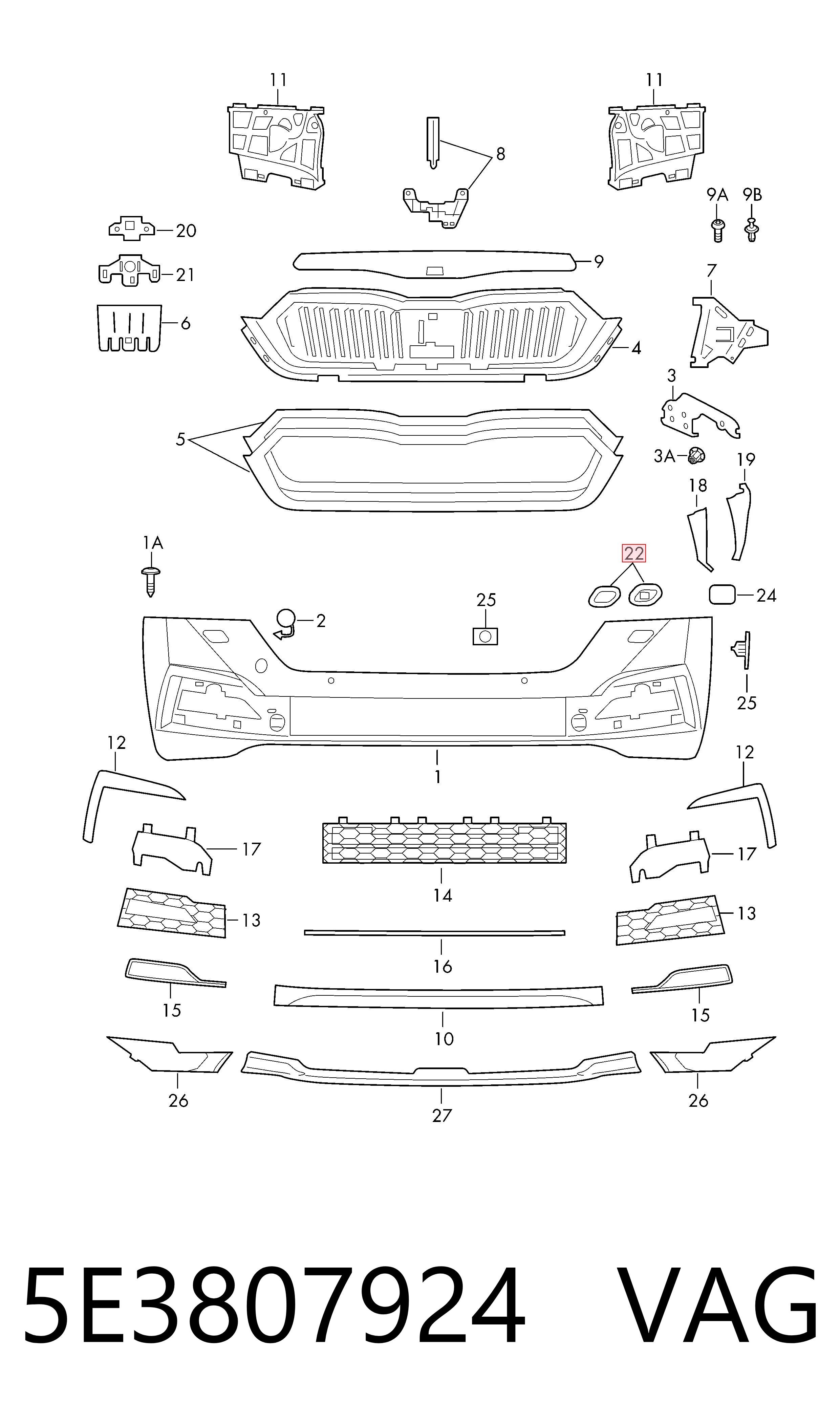5E3807924 VAG 