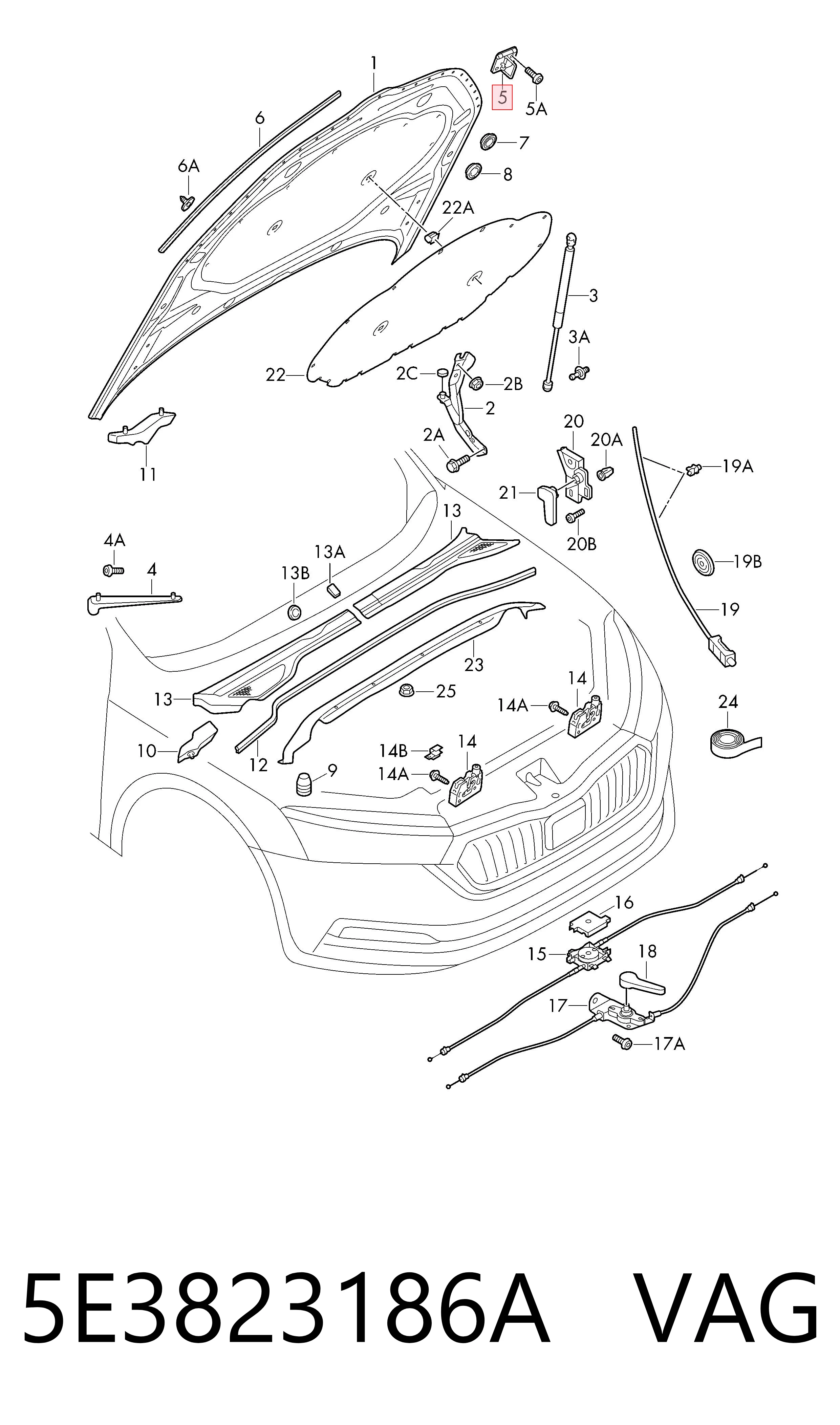 5E3823186A VAG 