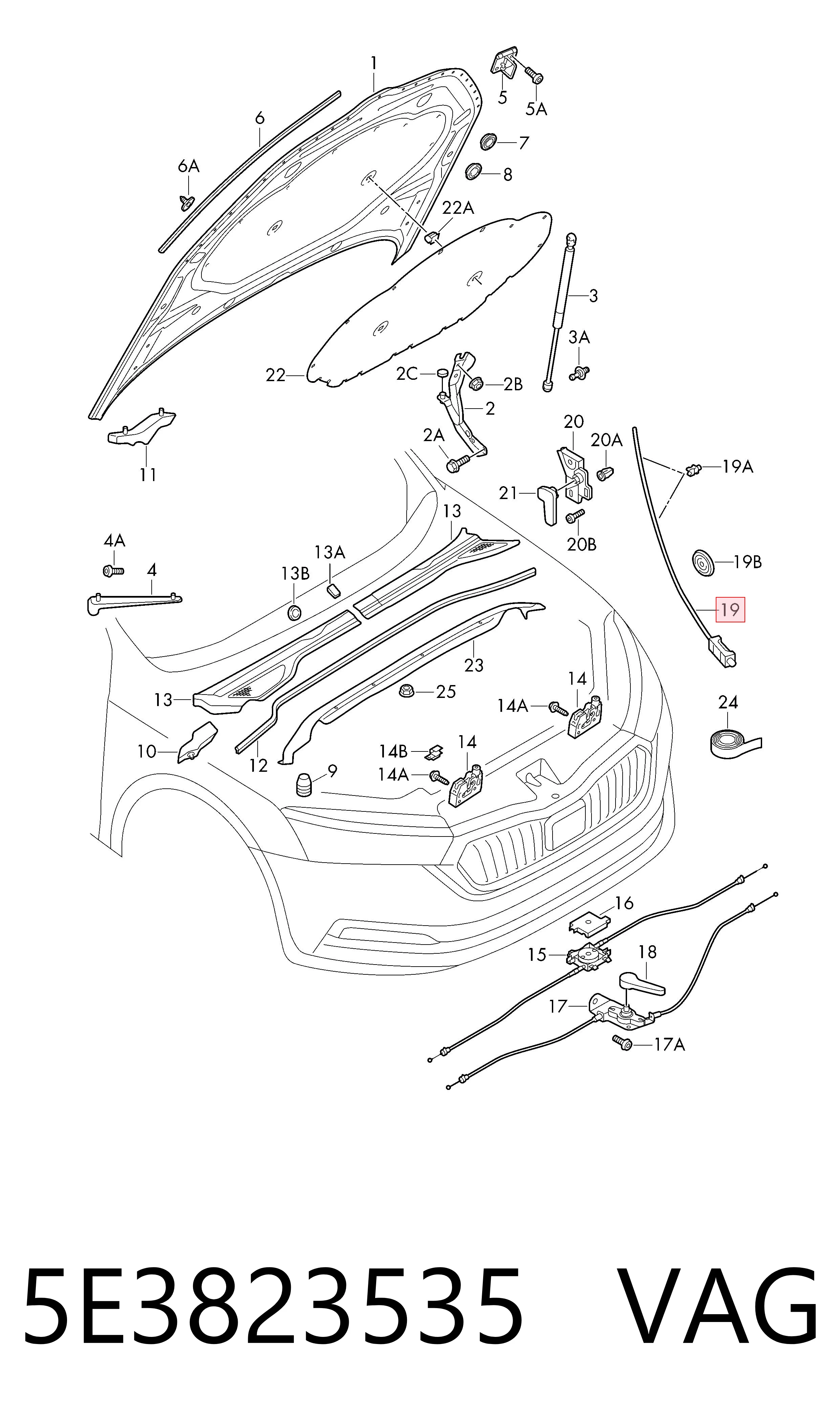 5E3823535 VAG 