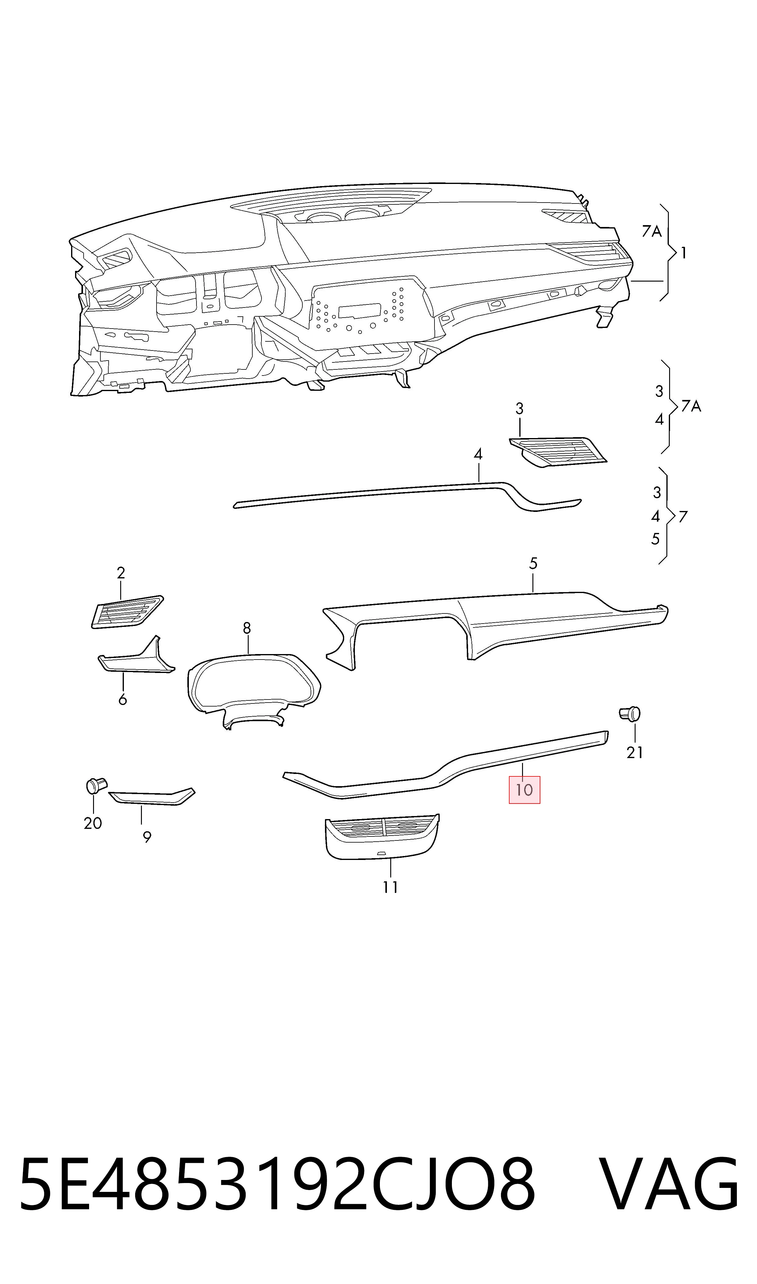 5E4853192CJO8 VAG 