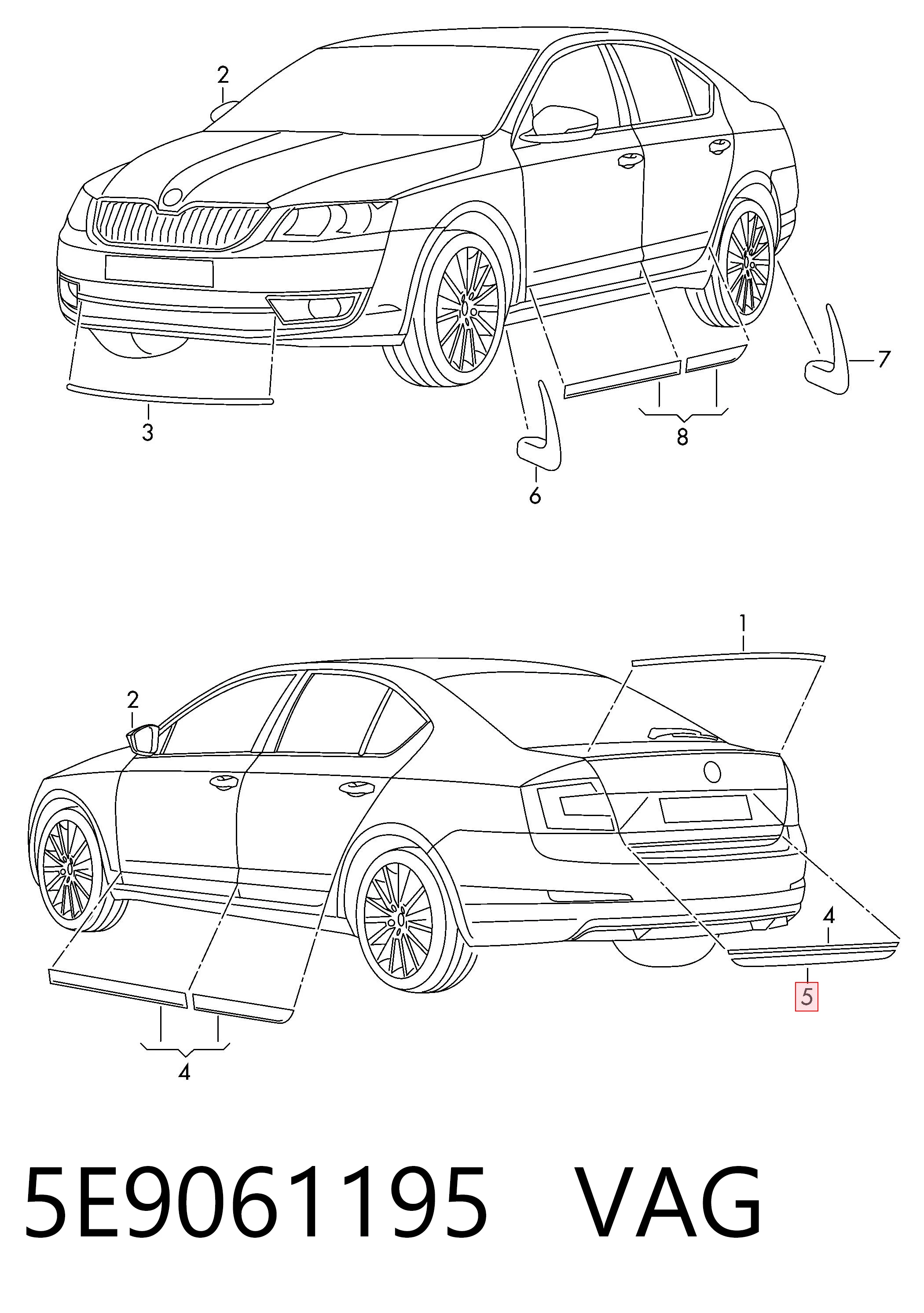 5E9061195 VAG 