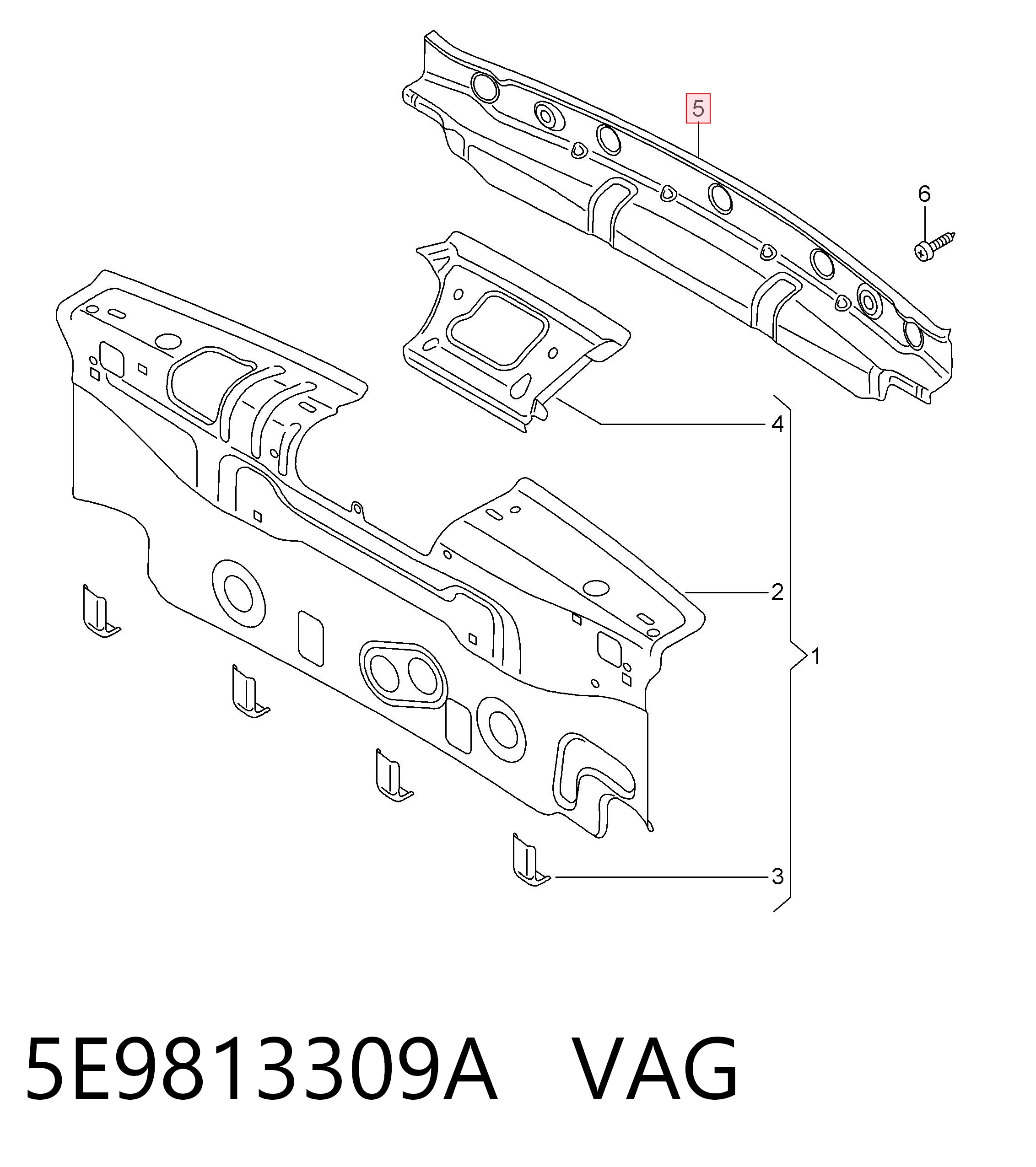 5E9813309A VAG 
