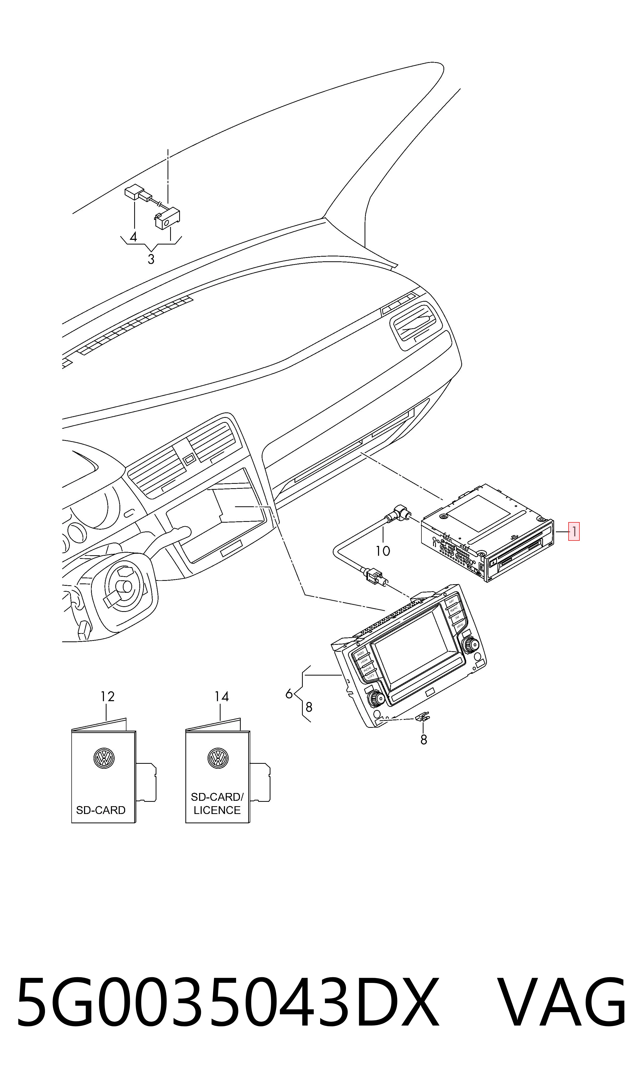 5G0035043DX VAG 