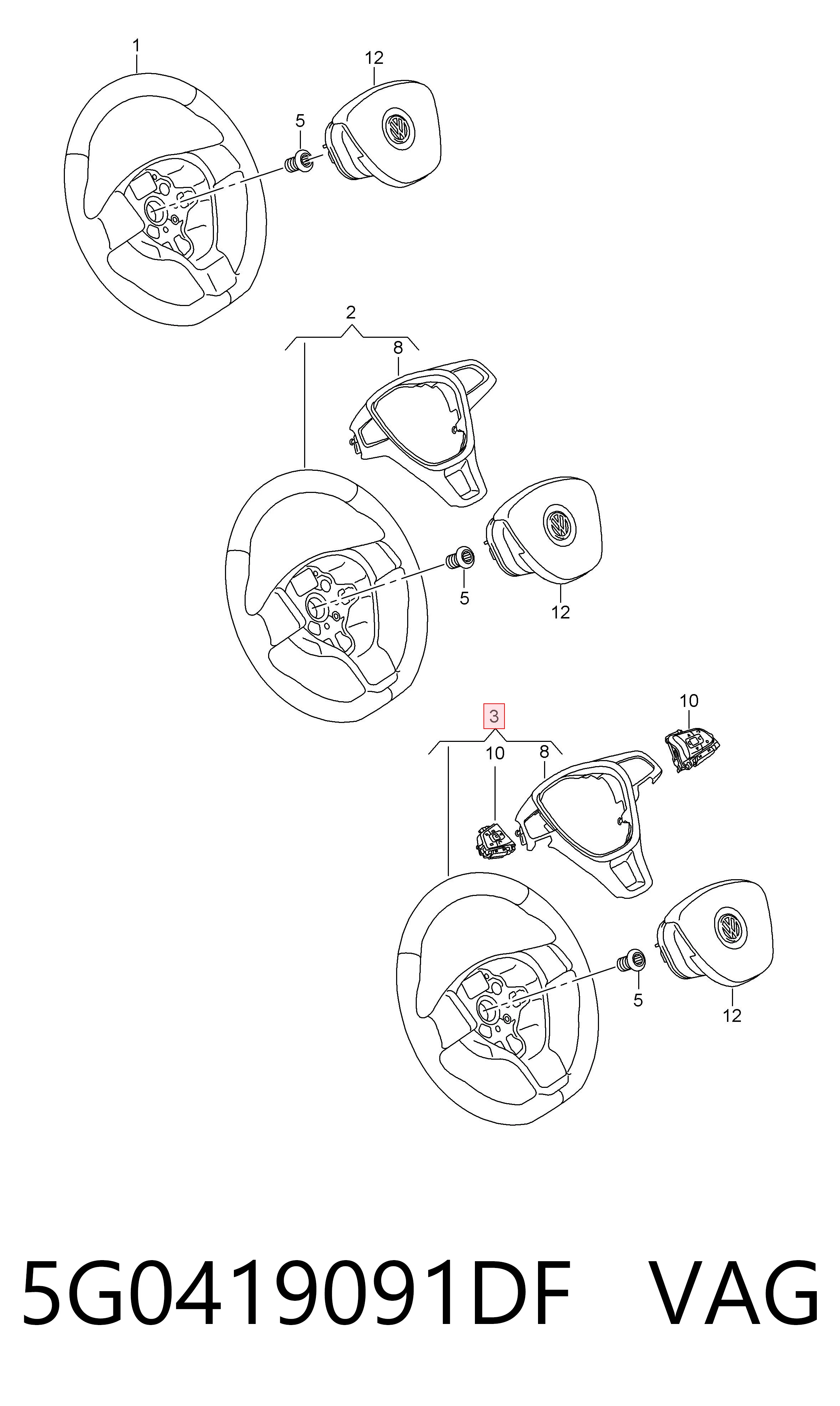 5G0419091DF VAG