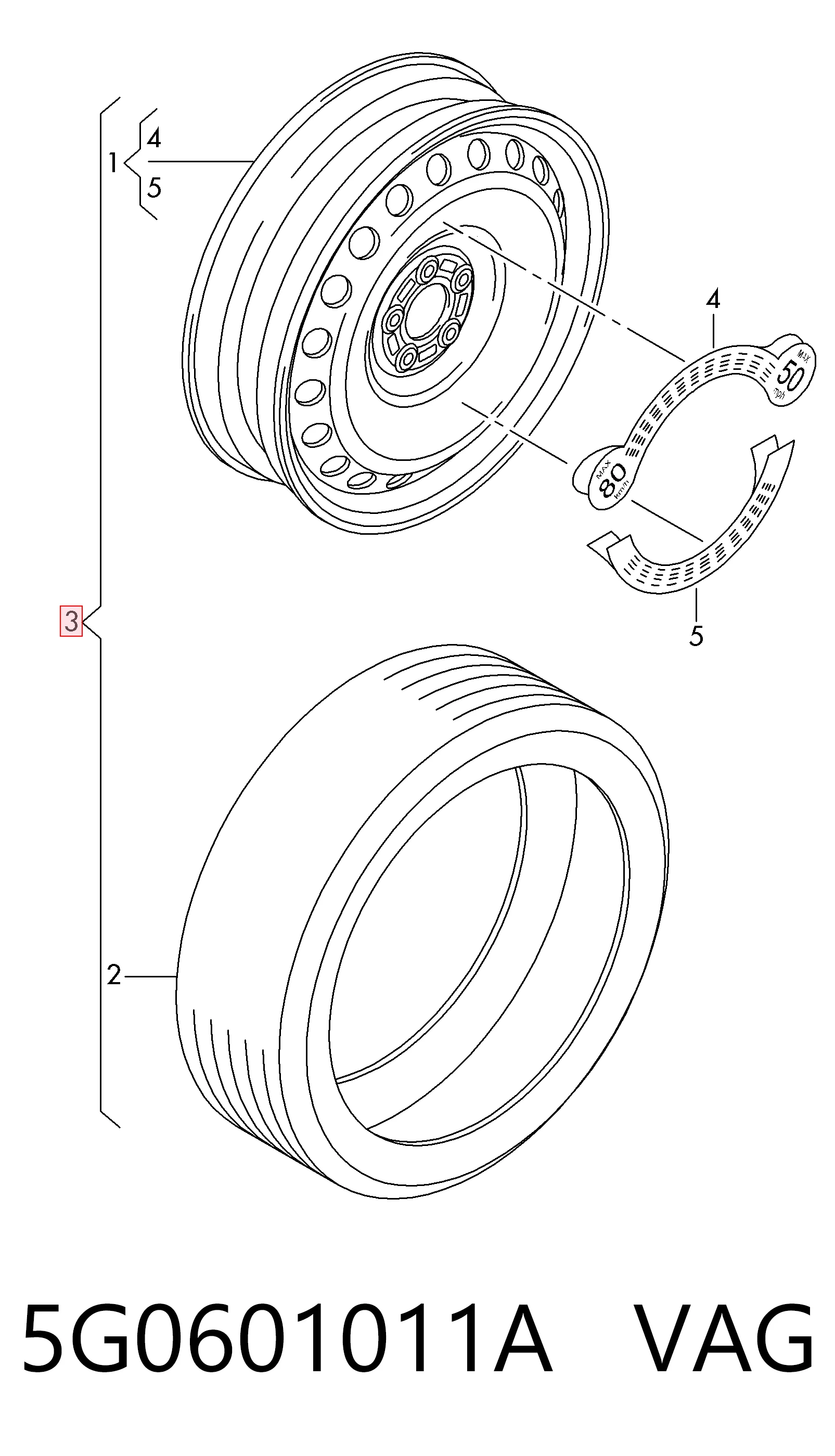 5G0601011A VAG 
