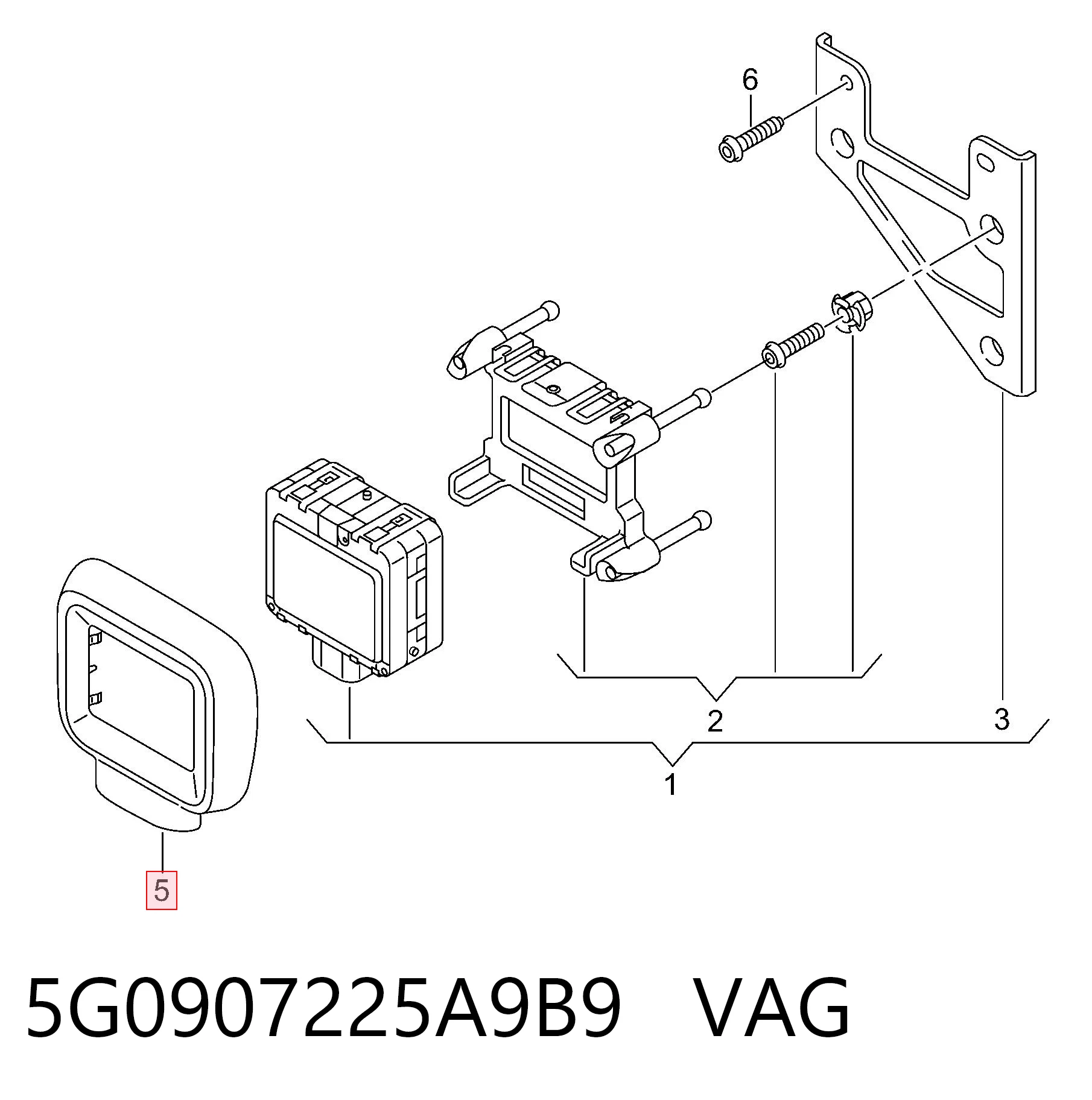  VAG 5G0907225A9B9 ціна, від 10.27 USD