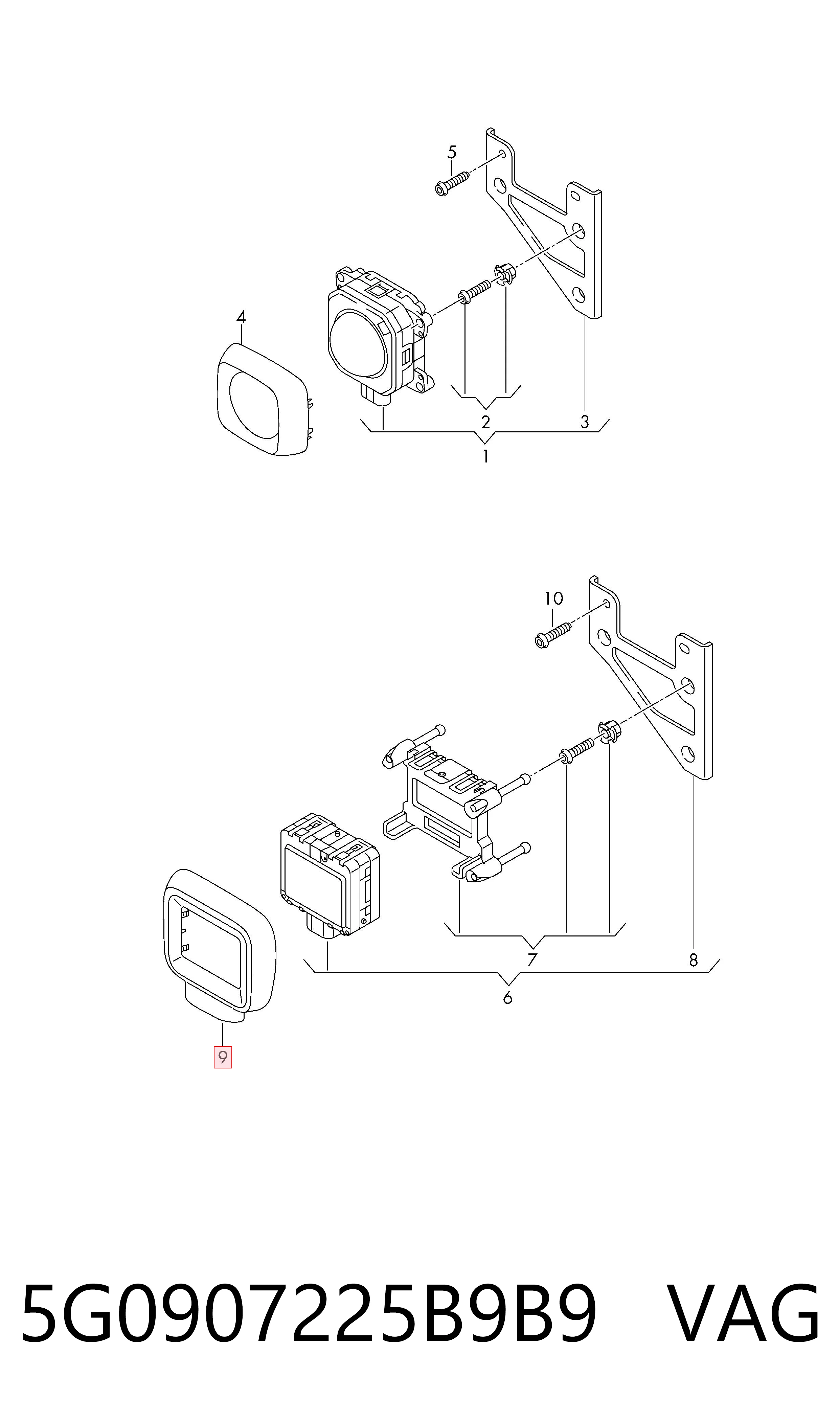  VAG 5G0907225B9B9 ціна, від 17.02 USD