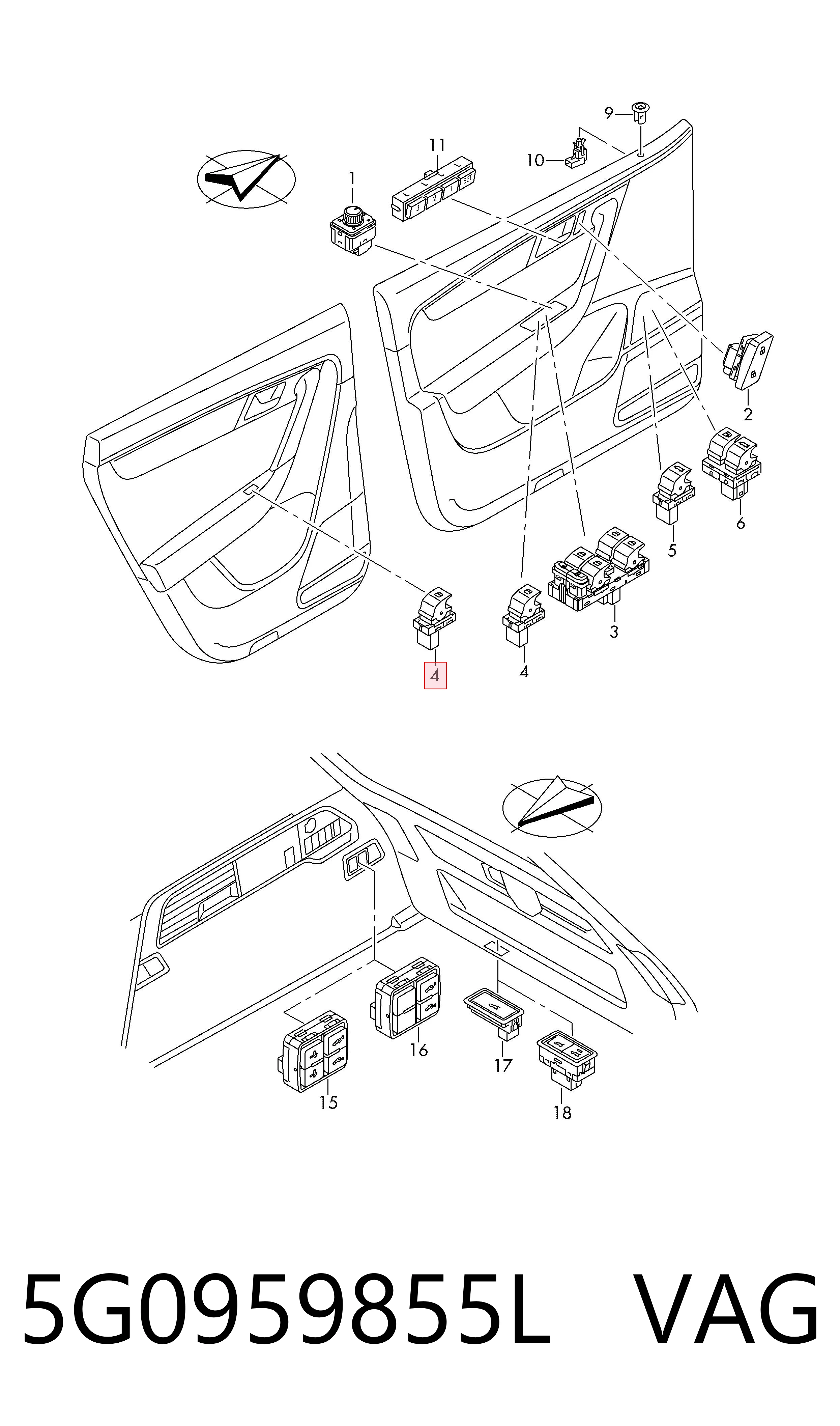 Кнопка заднього двірника KSP KSP02181 ціна, від 9.86 USD