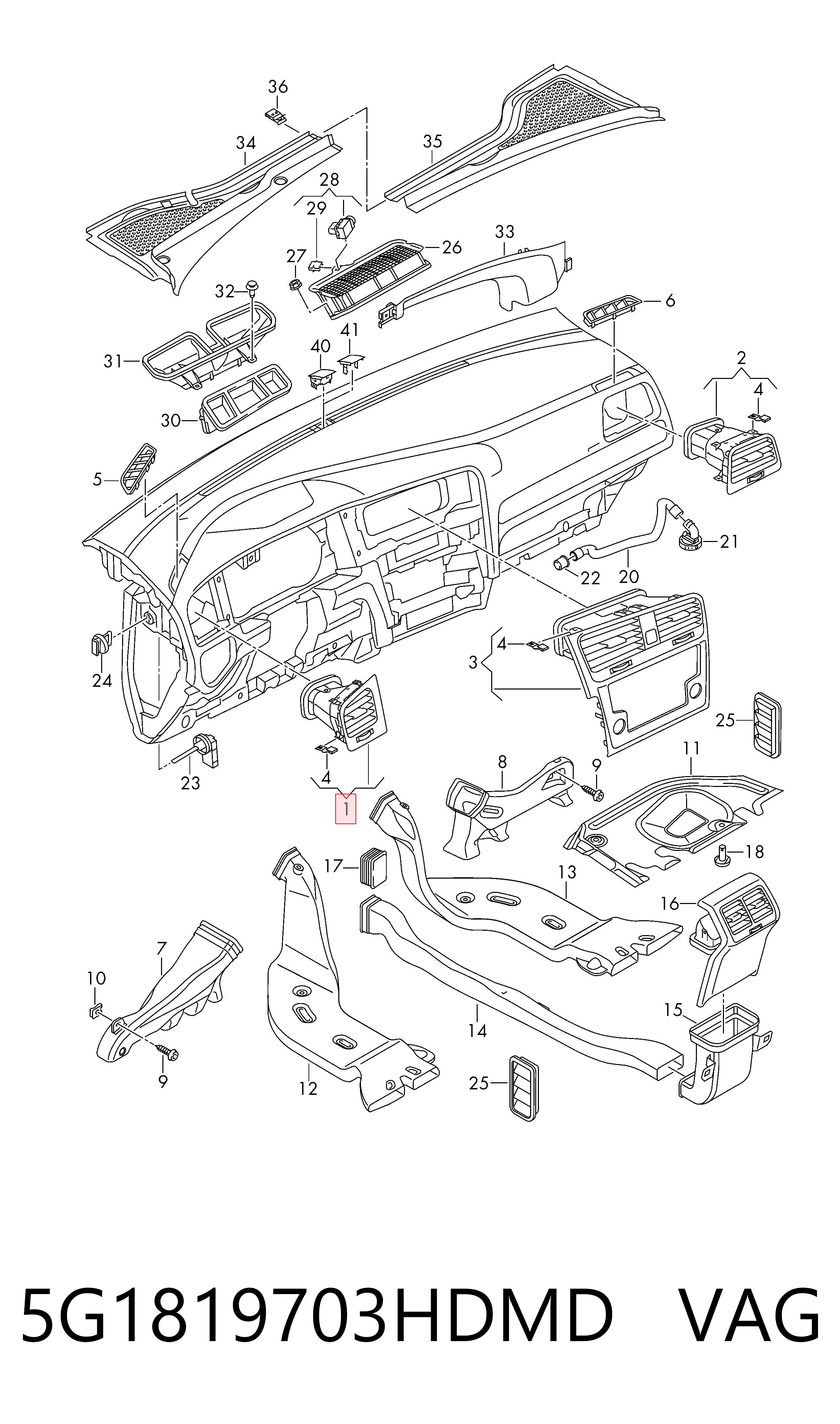 5G1819703HDMD VAG 