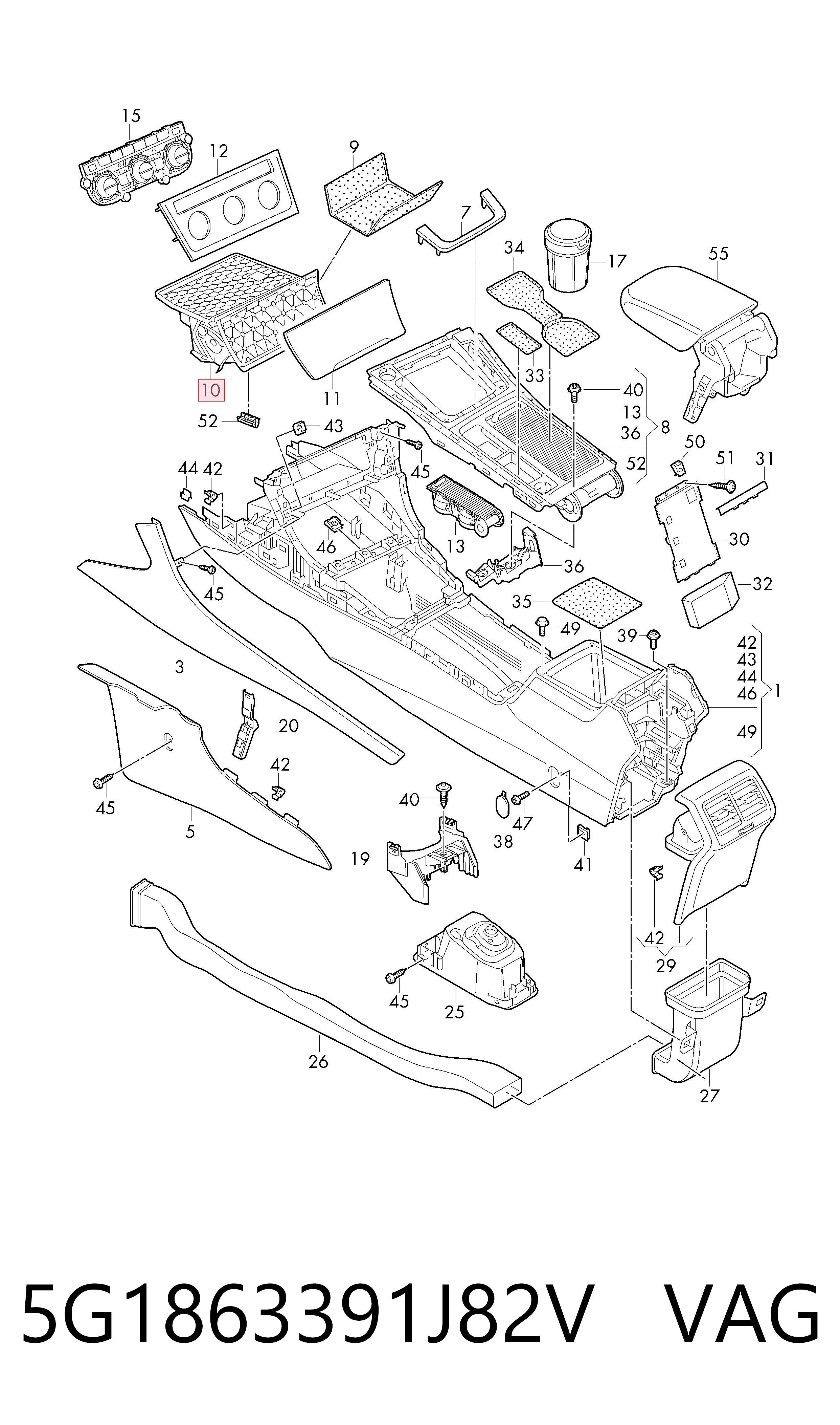  VAG 5G1863391J82V ціна, від 17.40 USD