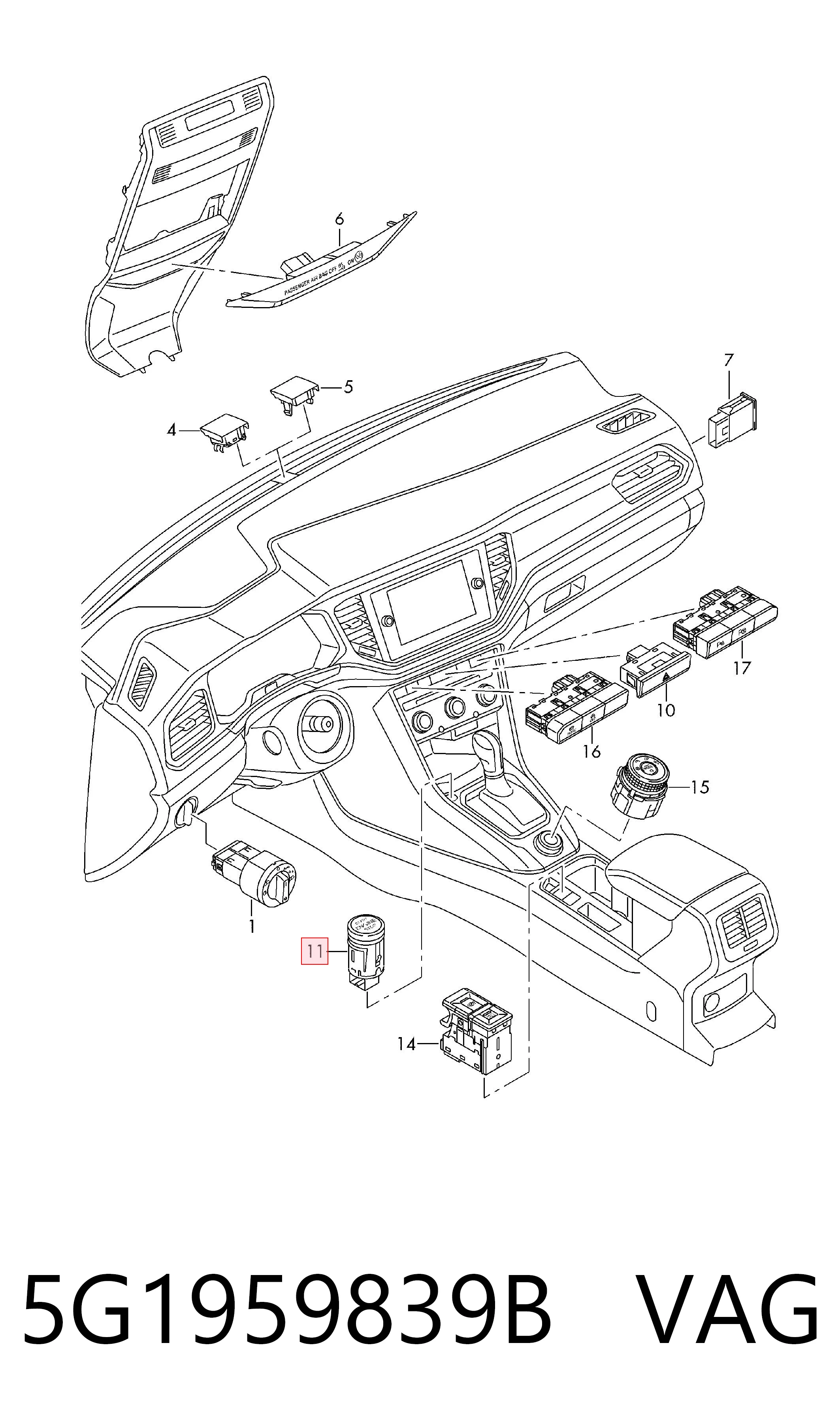 5G1959839B VAG