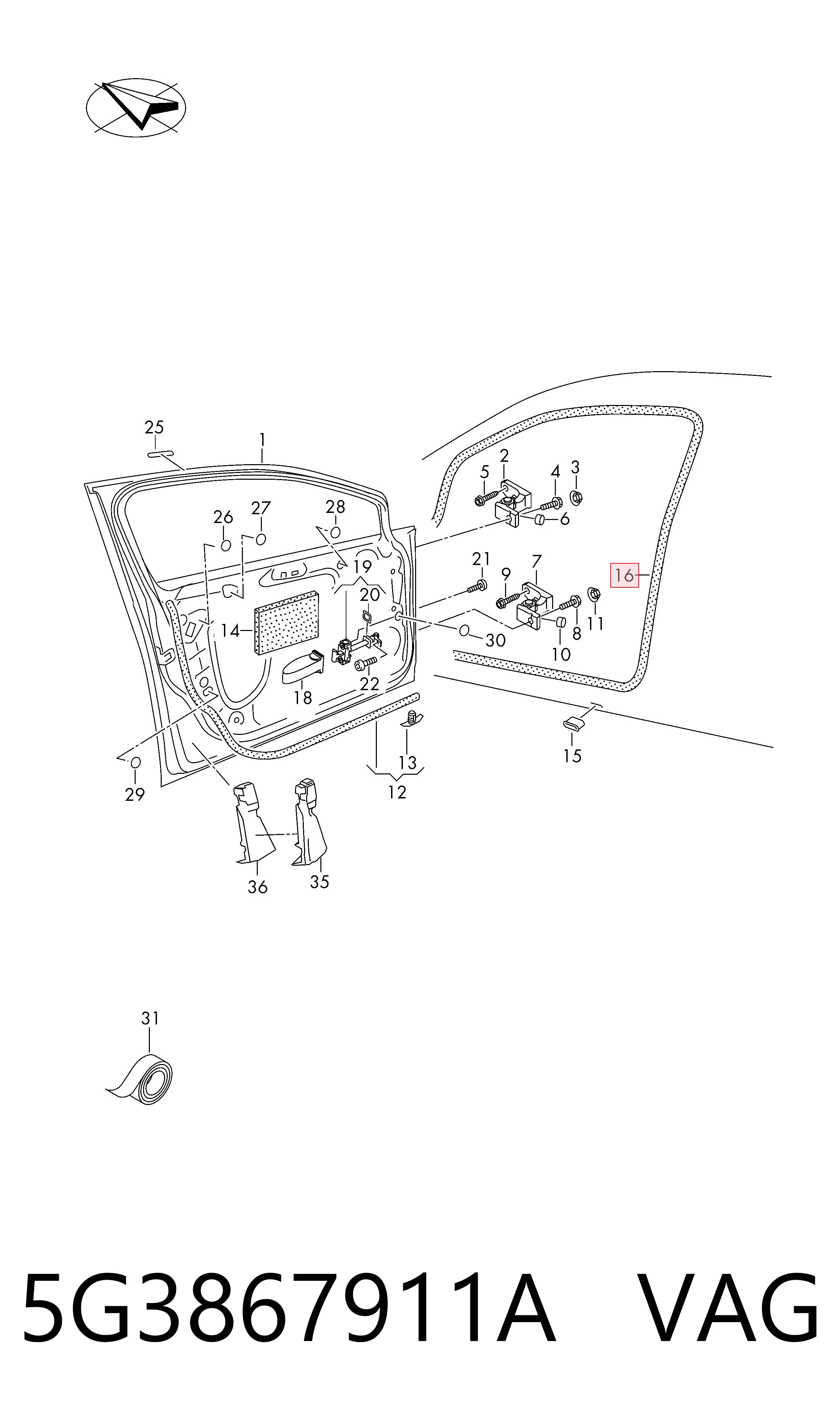 5G3867911A VAG 