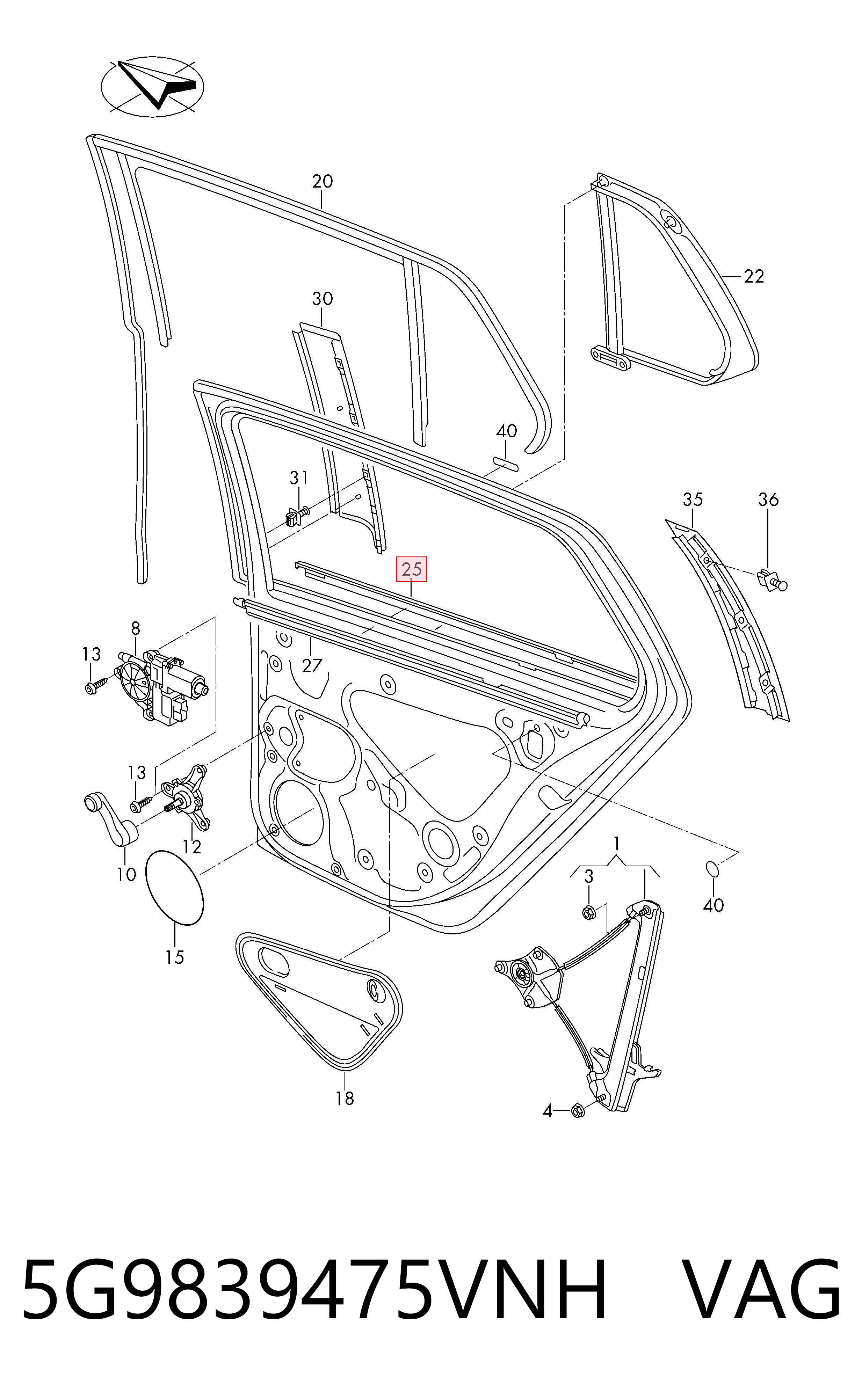  VAG 5G9839475VNH ціна, від 28.22 USD
