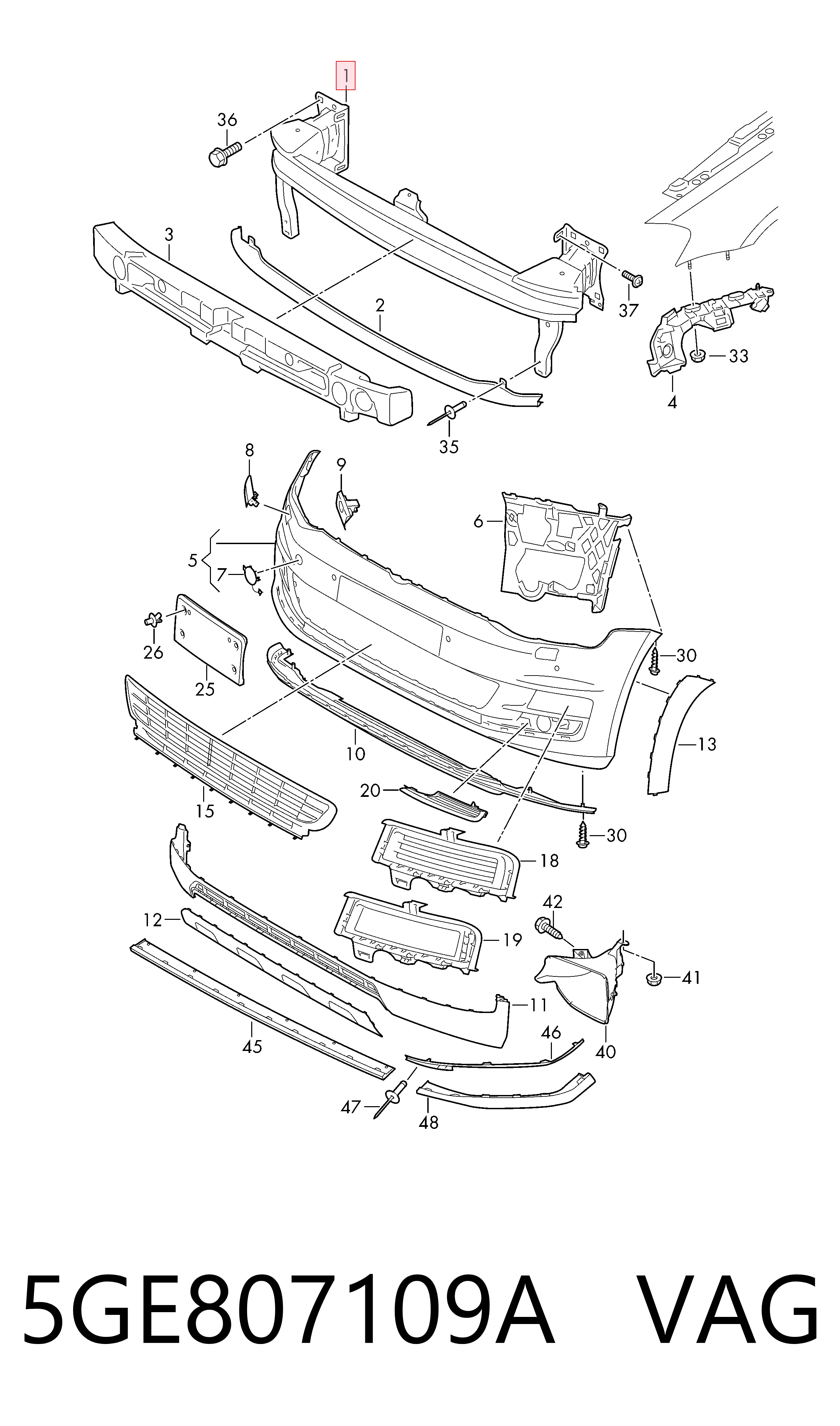 5GE807109A VAG 