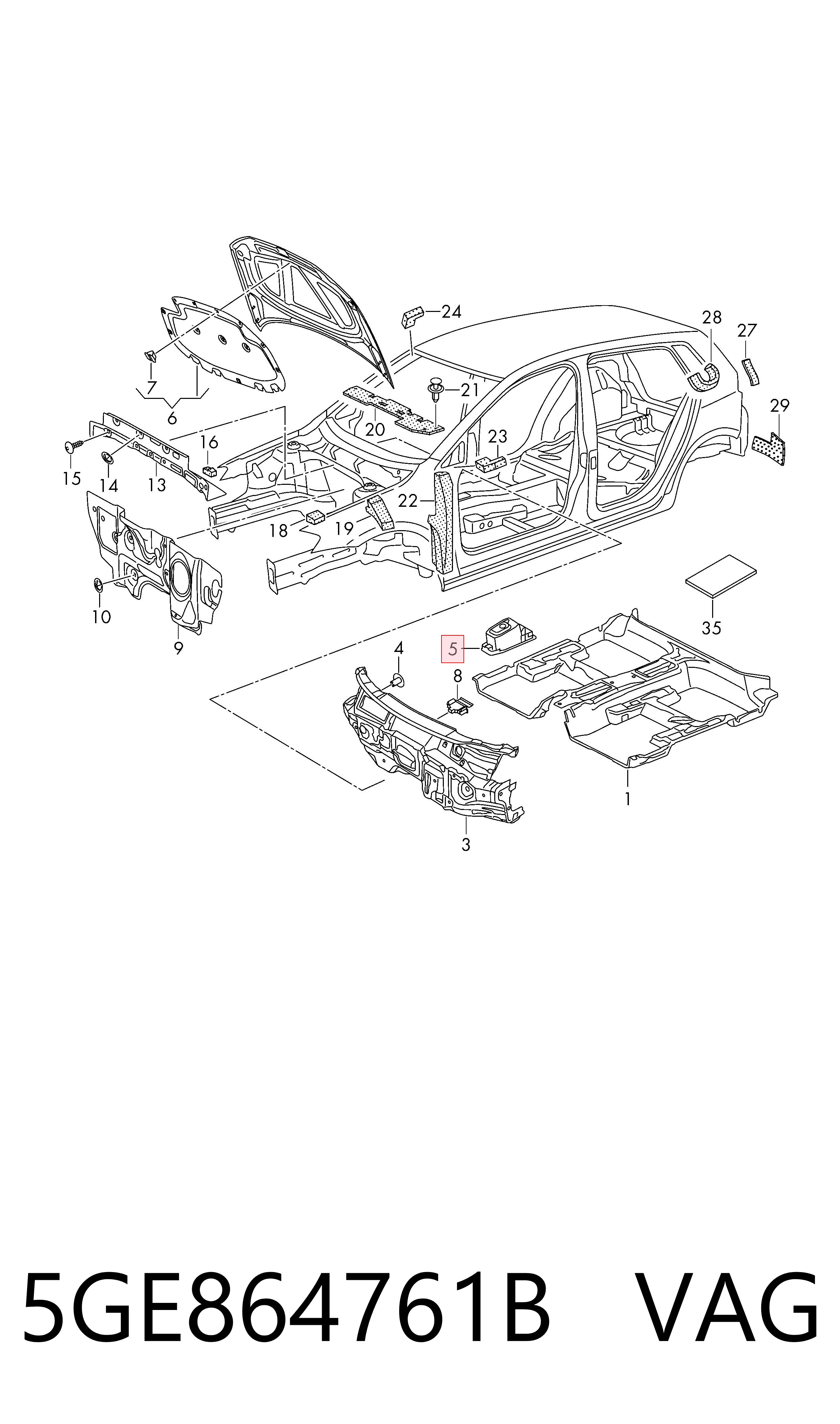 5GE864761B VAG 