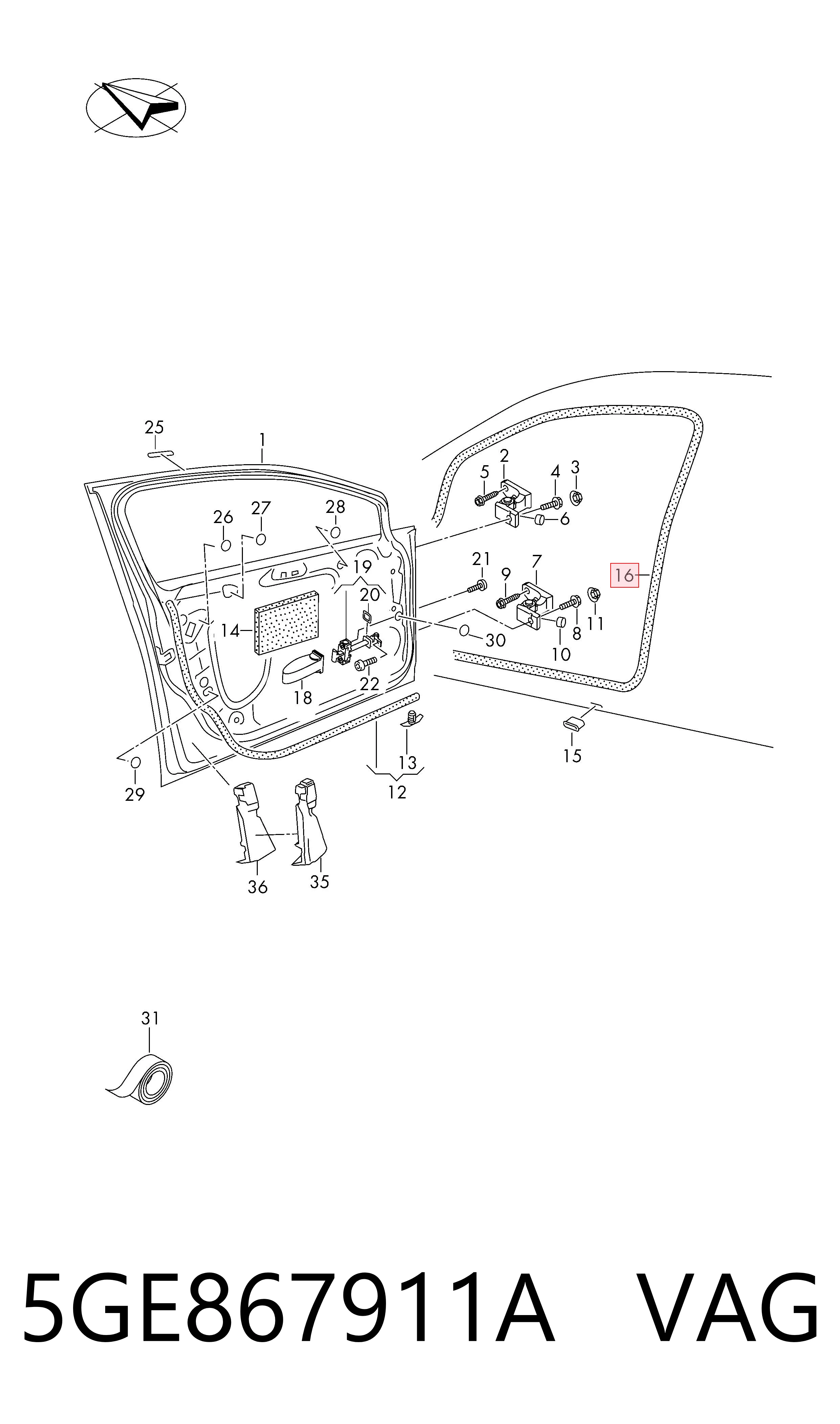 5GE867911A VAG 