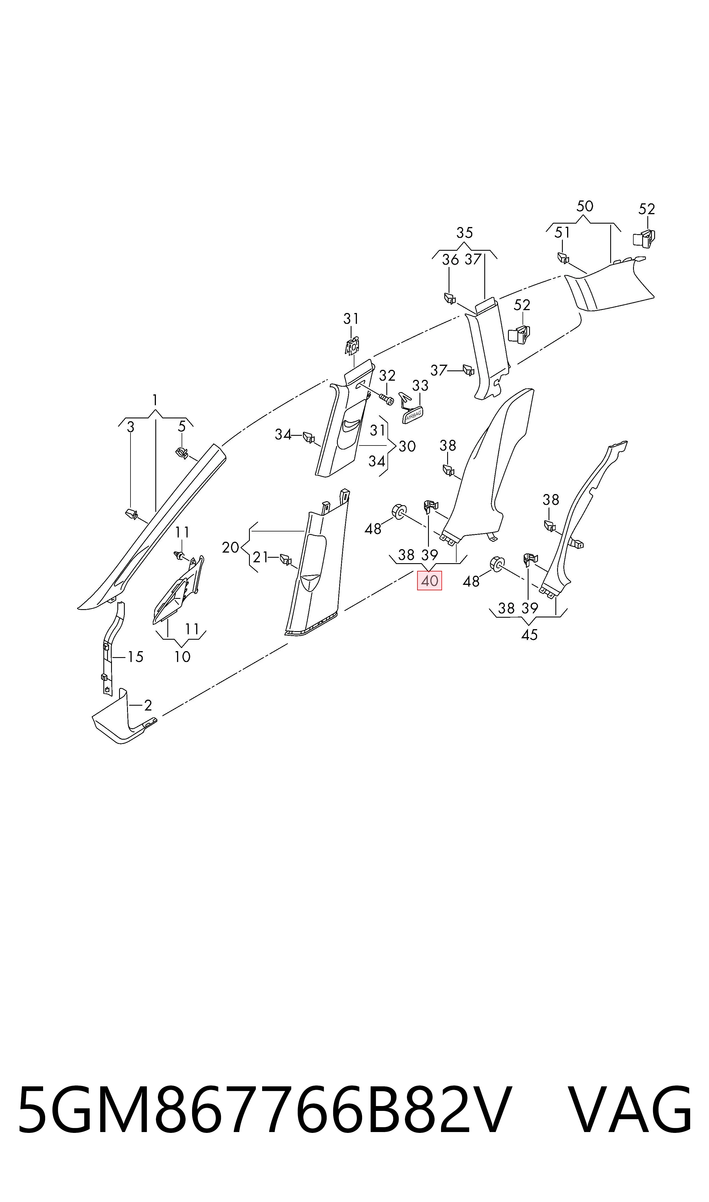 5GM867766B82V VAG 