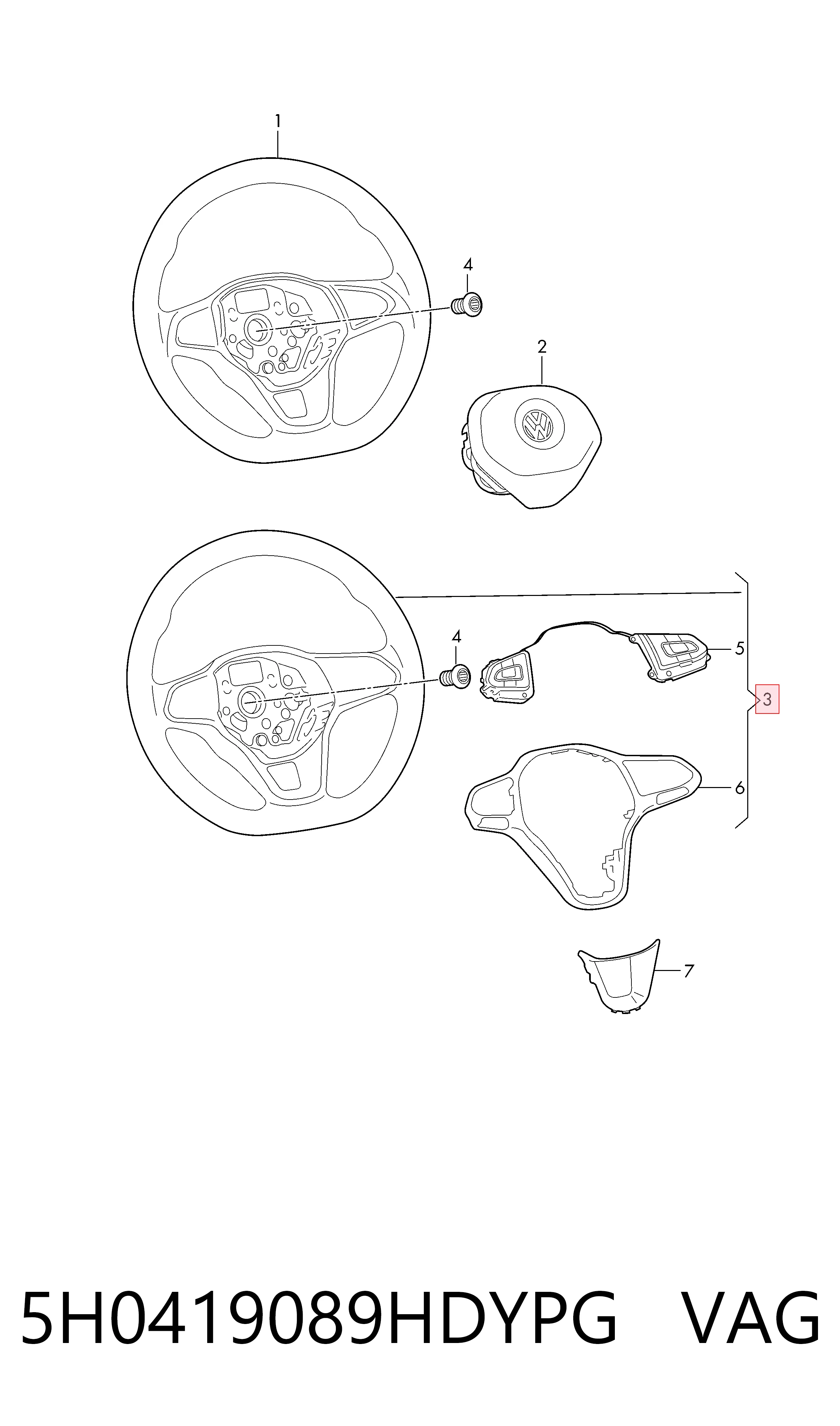 5H0419089HDYPG VAG 