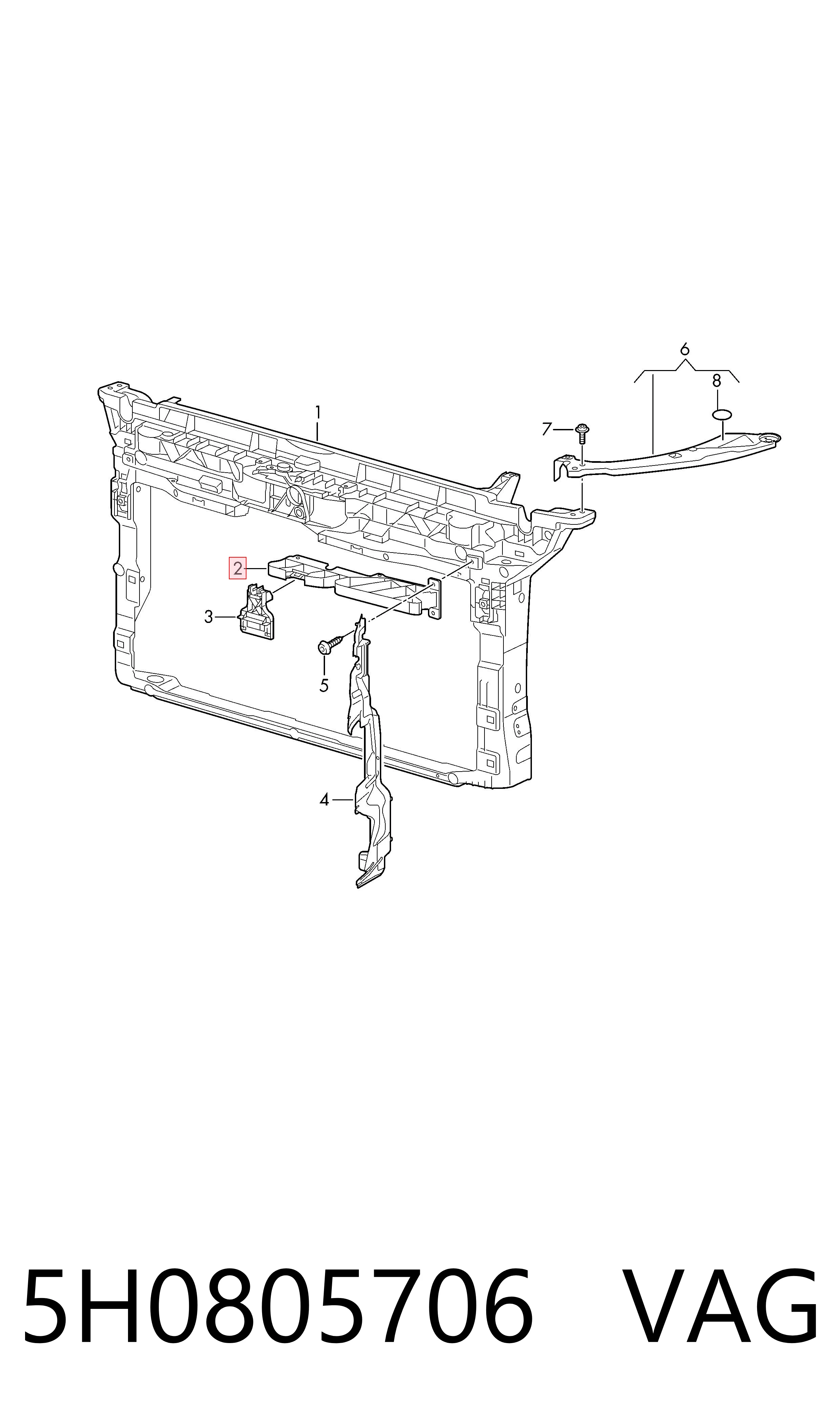  VAG 5H0805706 ціна, від 38.04 USD