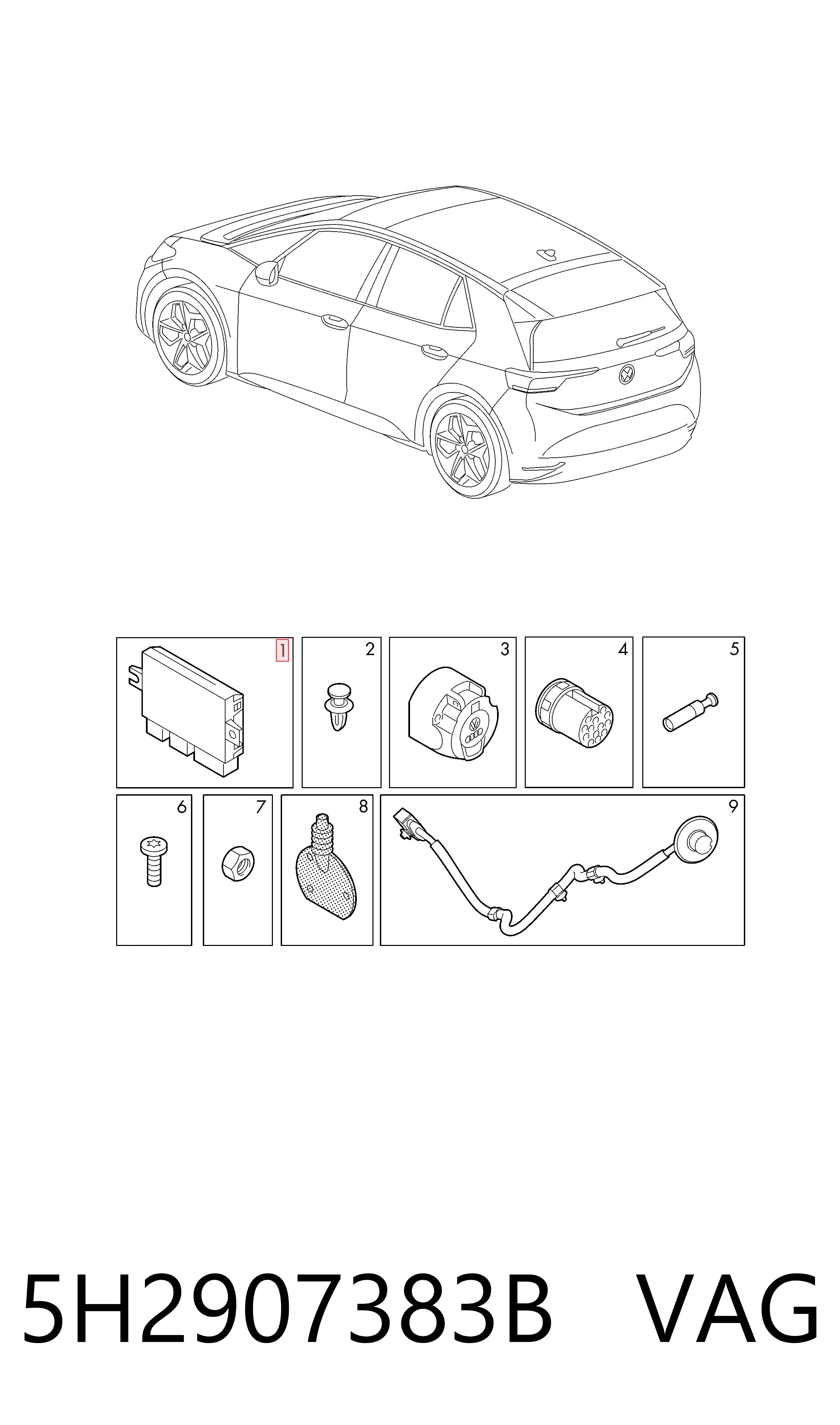 5H2907383B VAG 