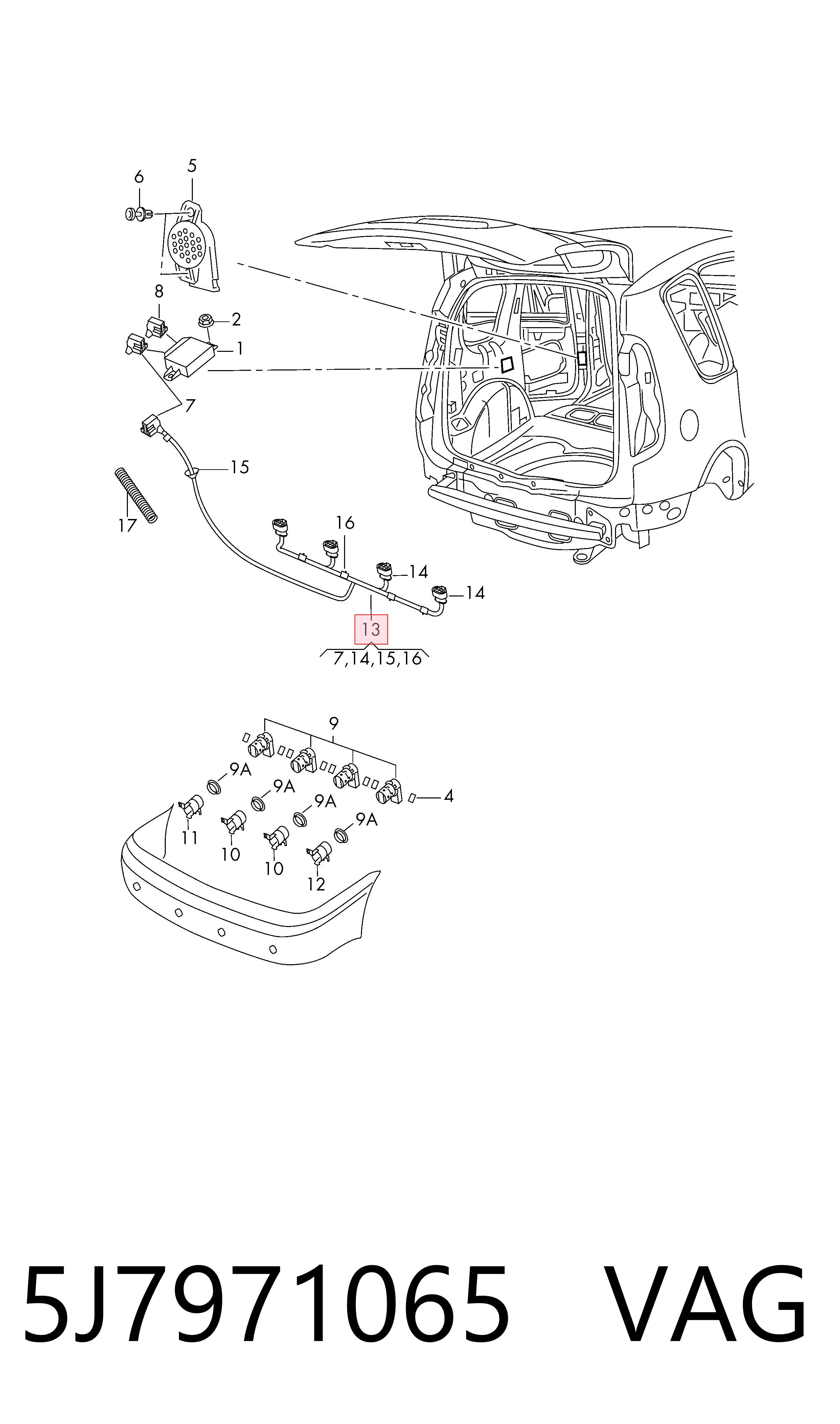 5J7971065 VAG 