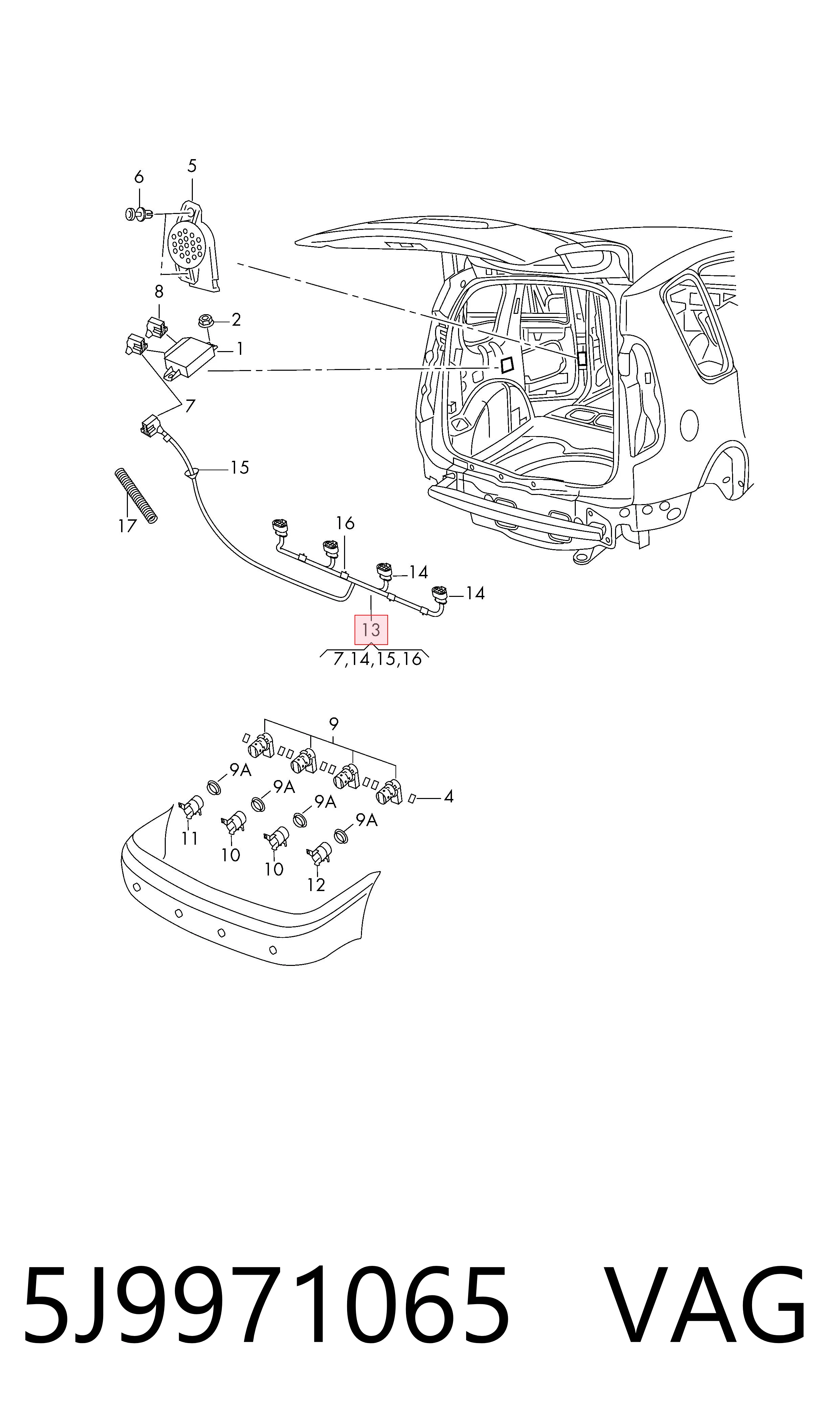 5J9971065 VAG 