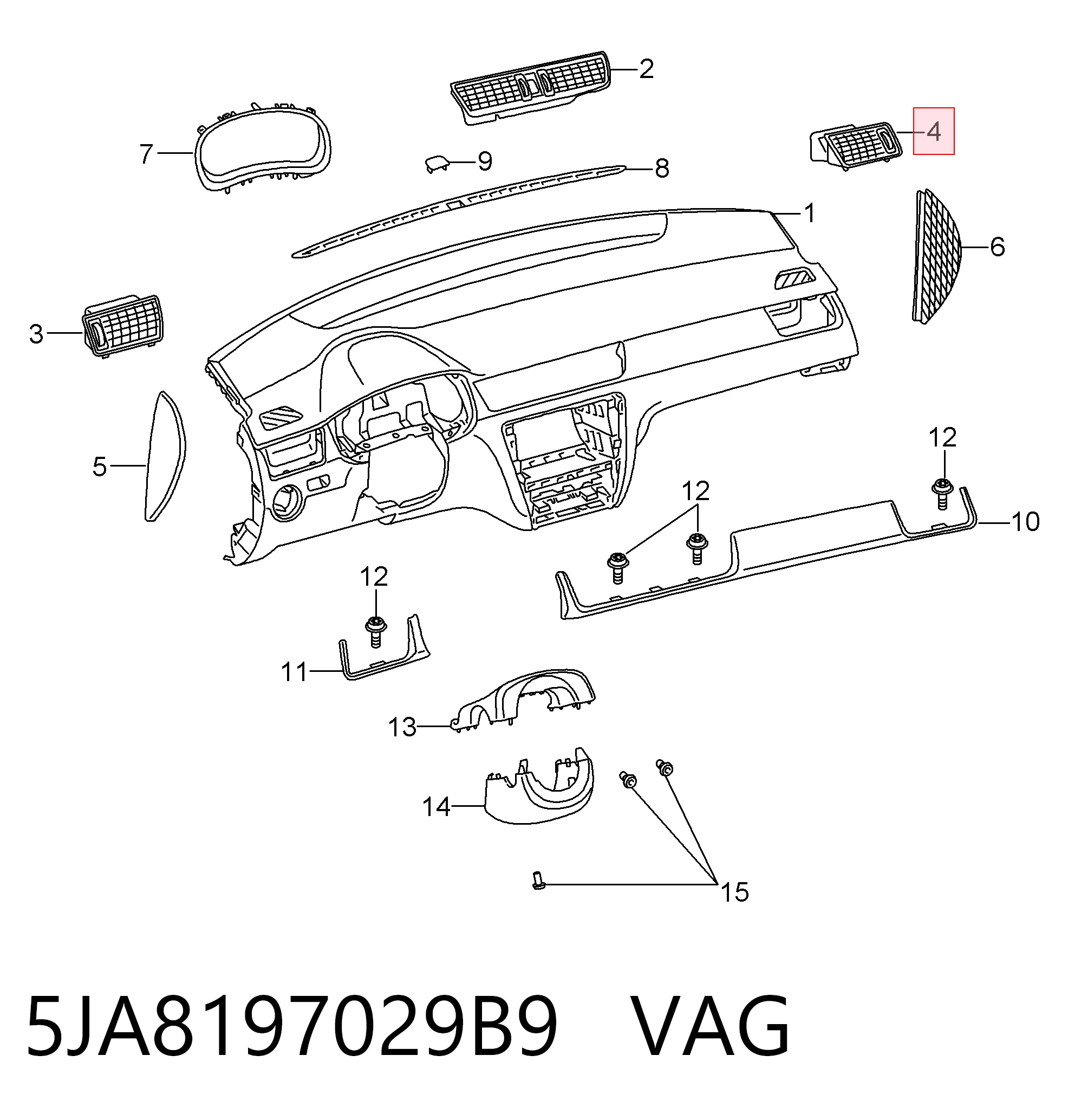 5JA8197029B9 VAG 