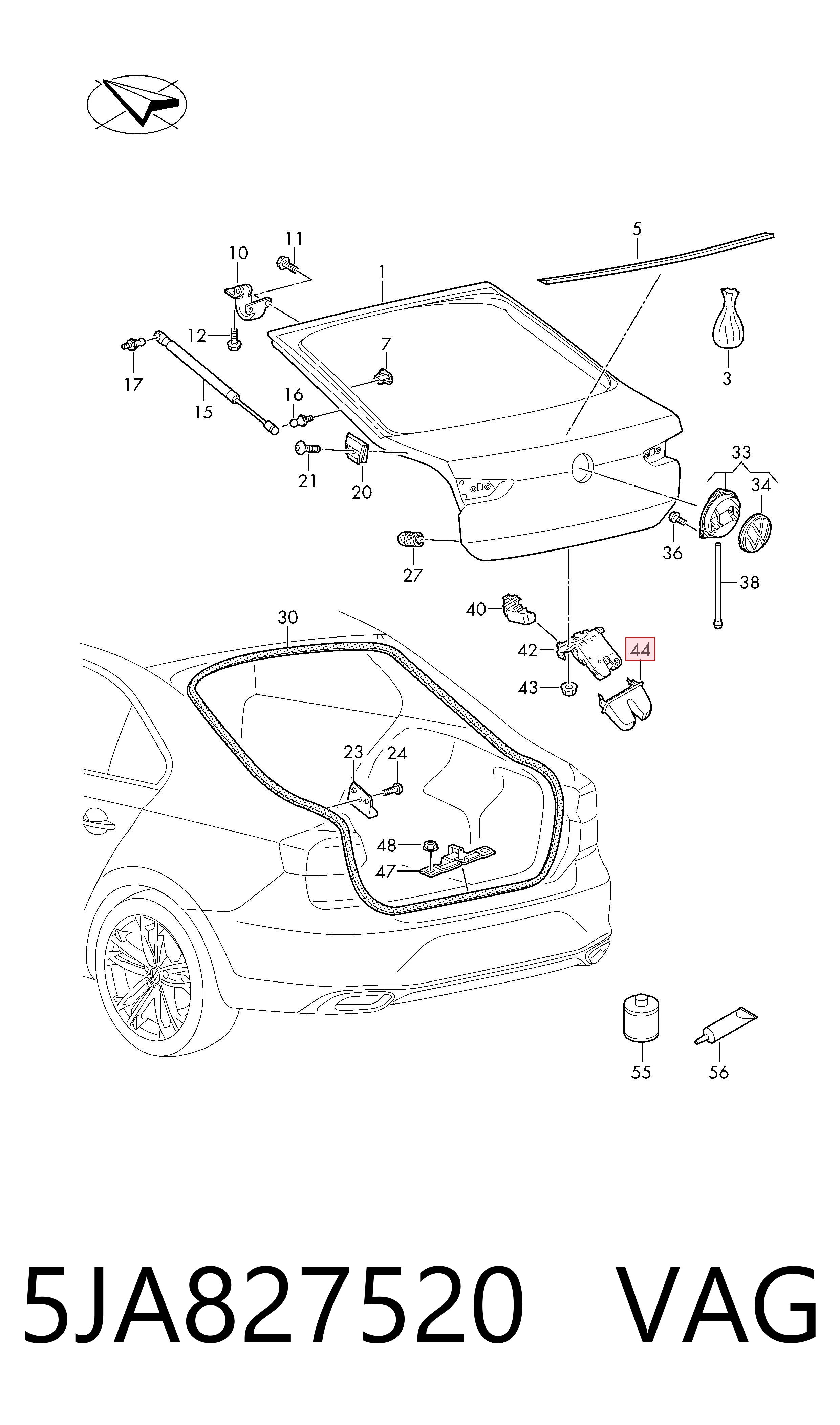 Купити 5JA827520 VAG 