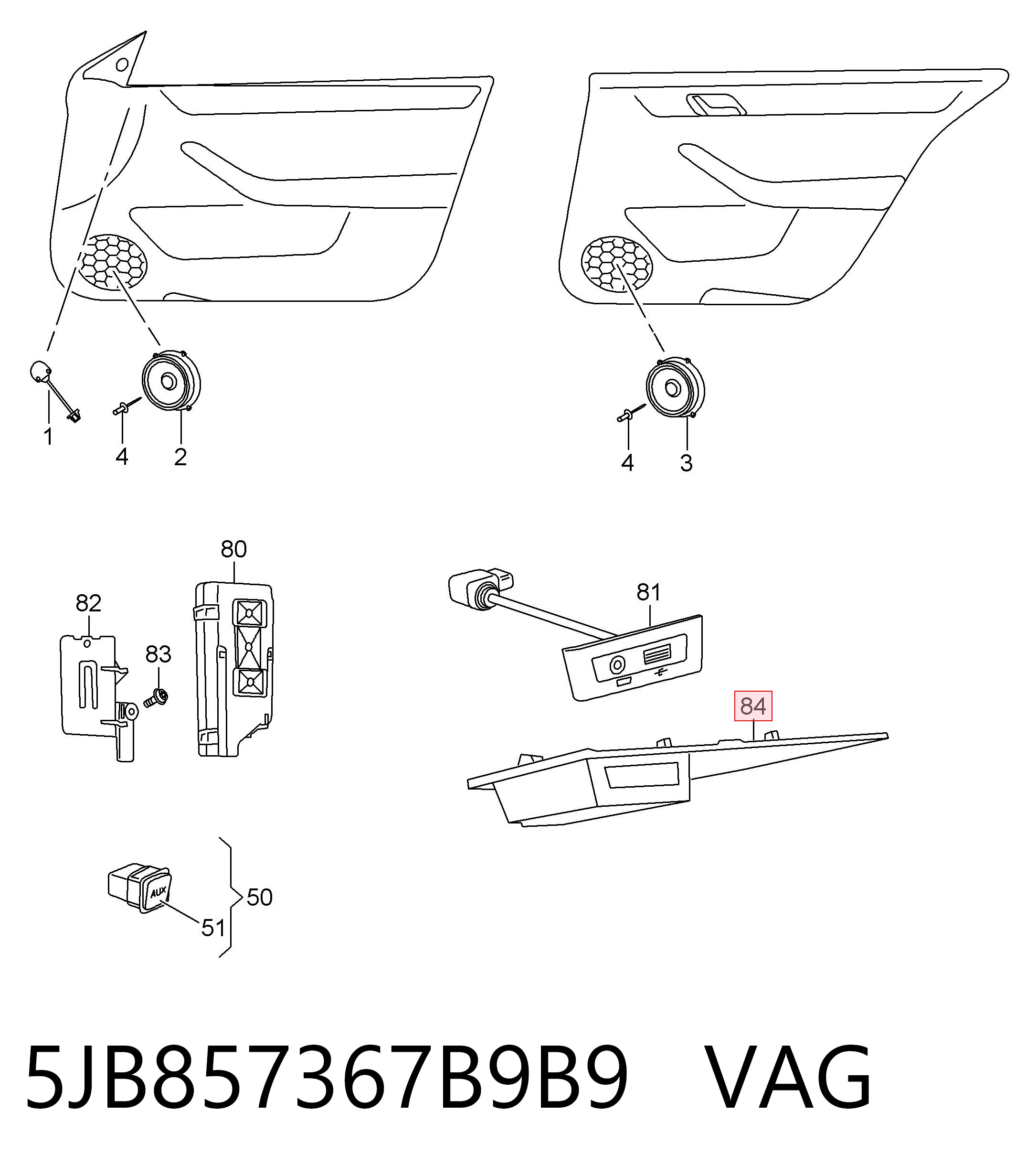 5JB857367B9B9 VAG 