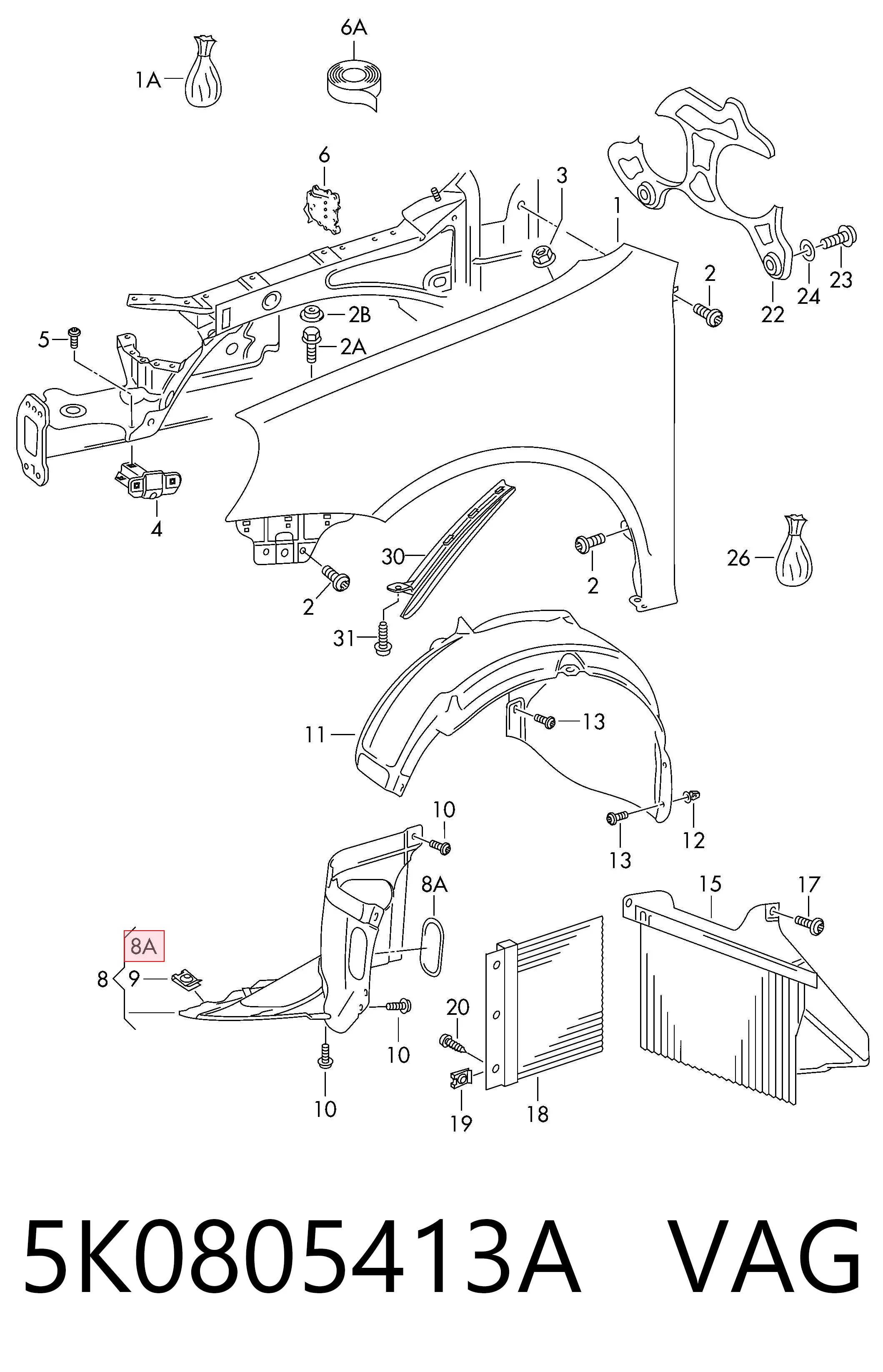 5K0805413A VAG 