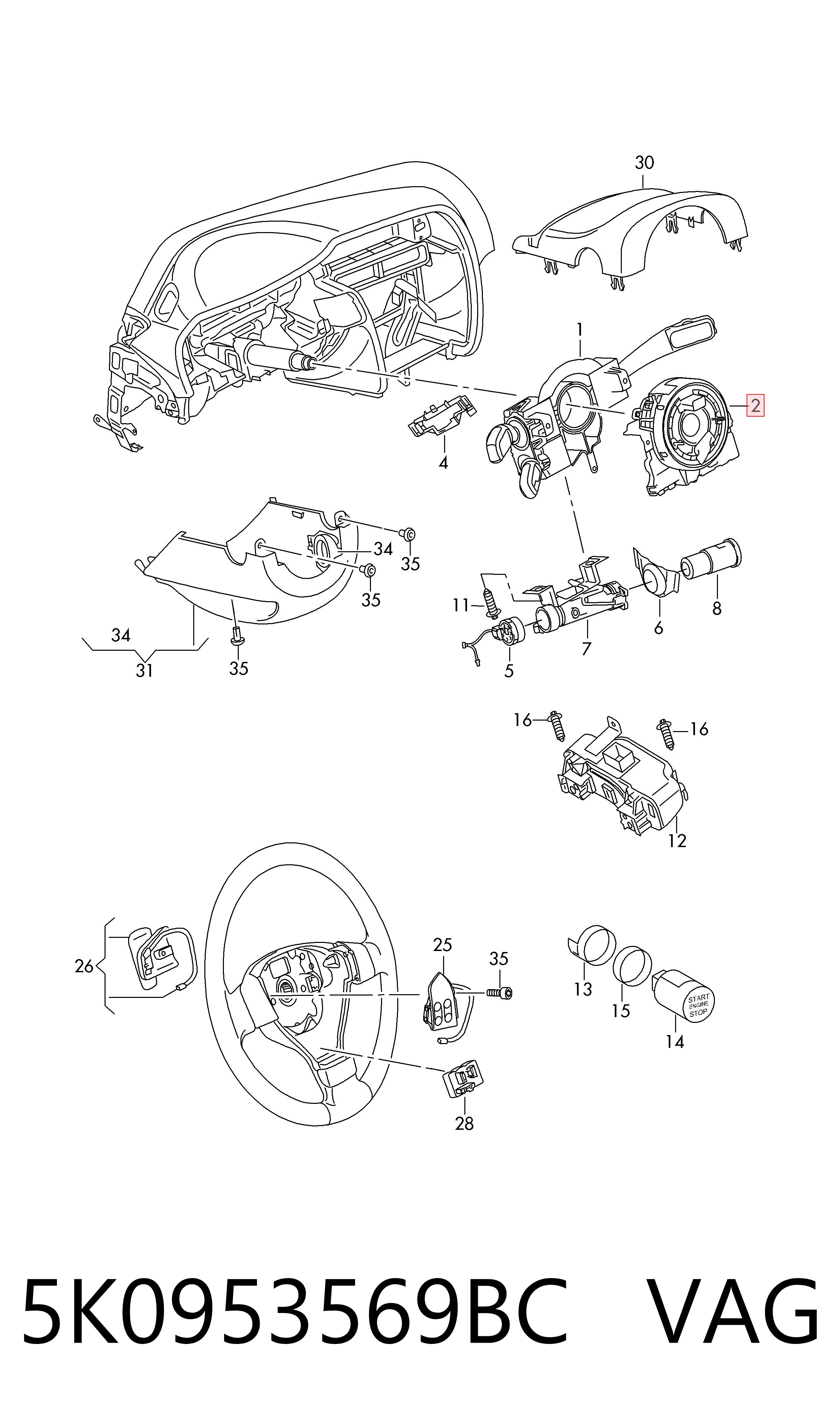52953002 AND Шлейф Airbag