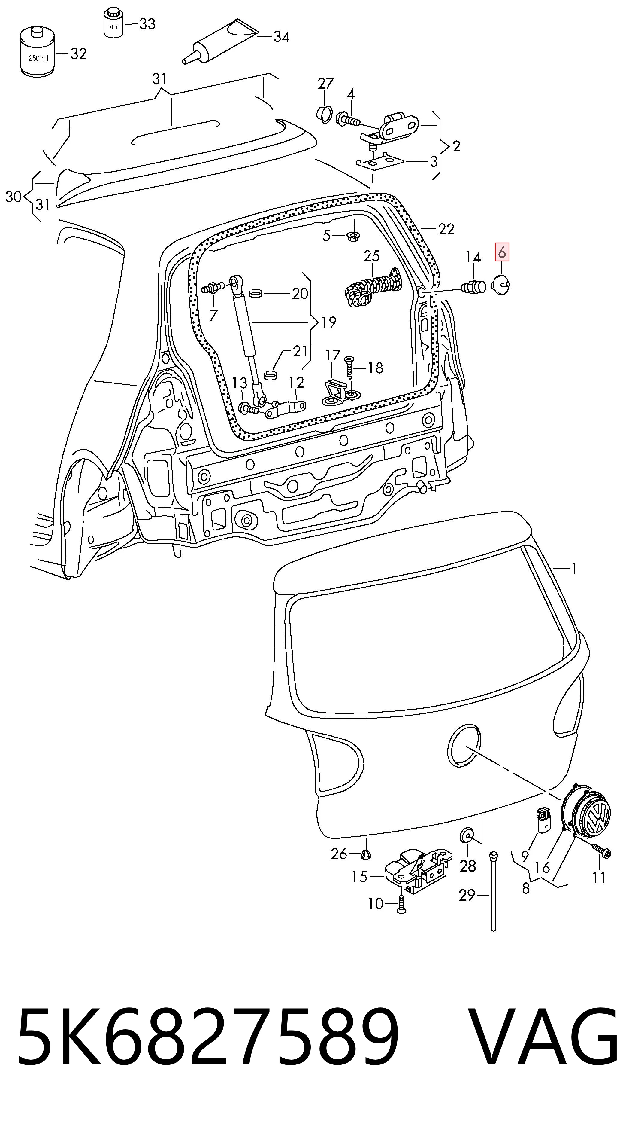  Ляда Volkswagen Golf 6