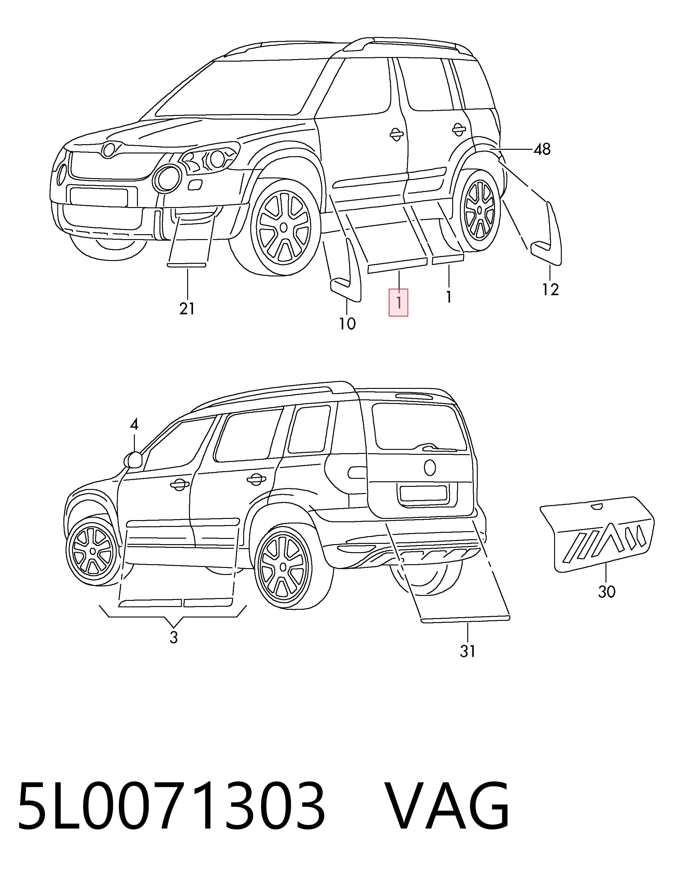 5L0071303 VAG 