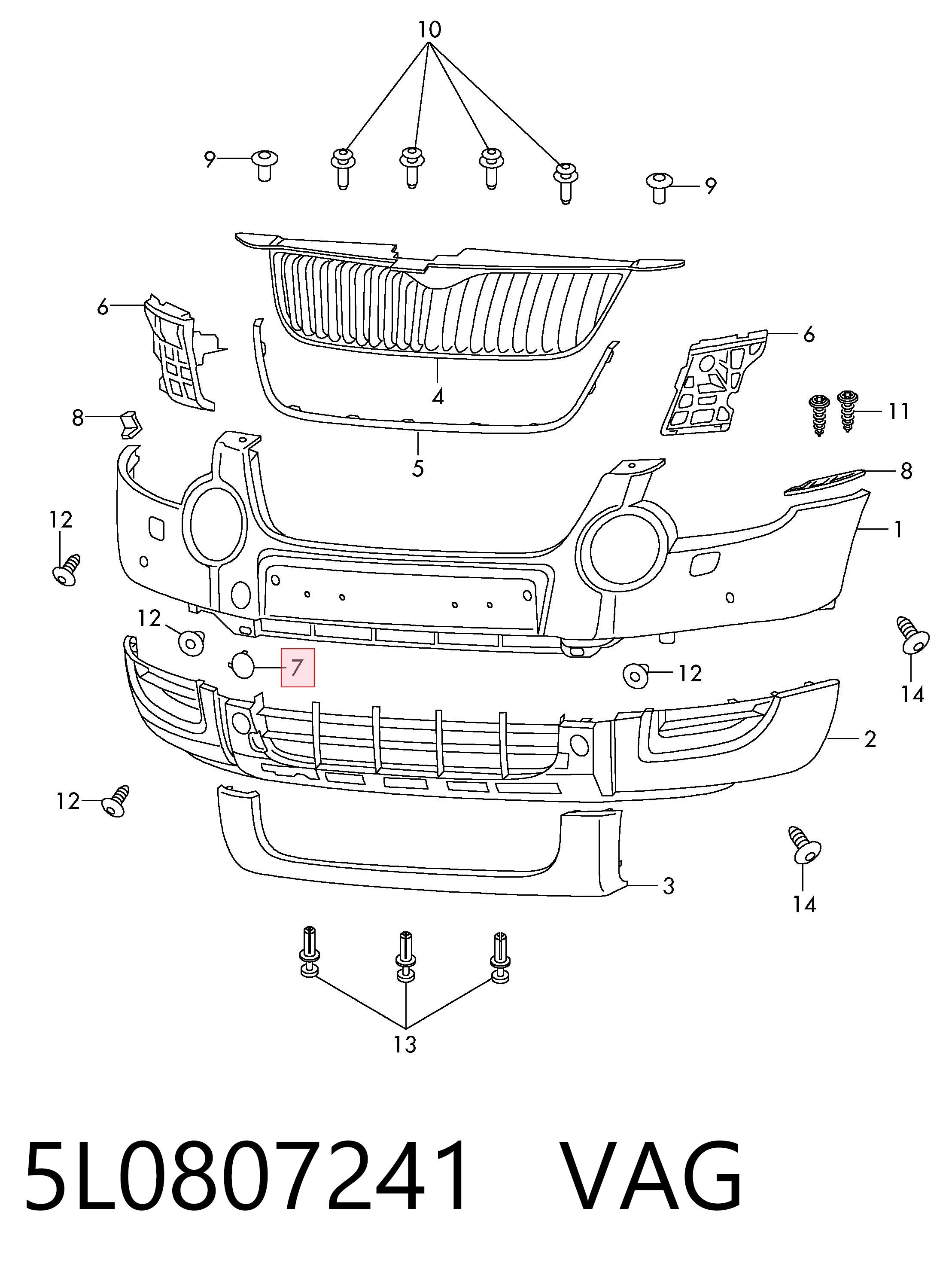 5L0807241 VAG 