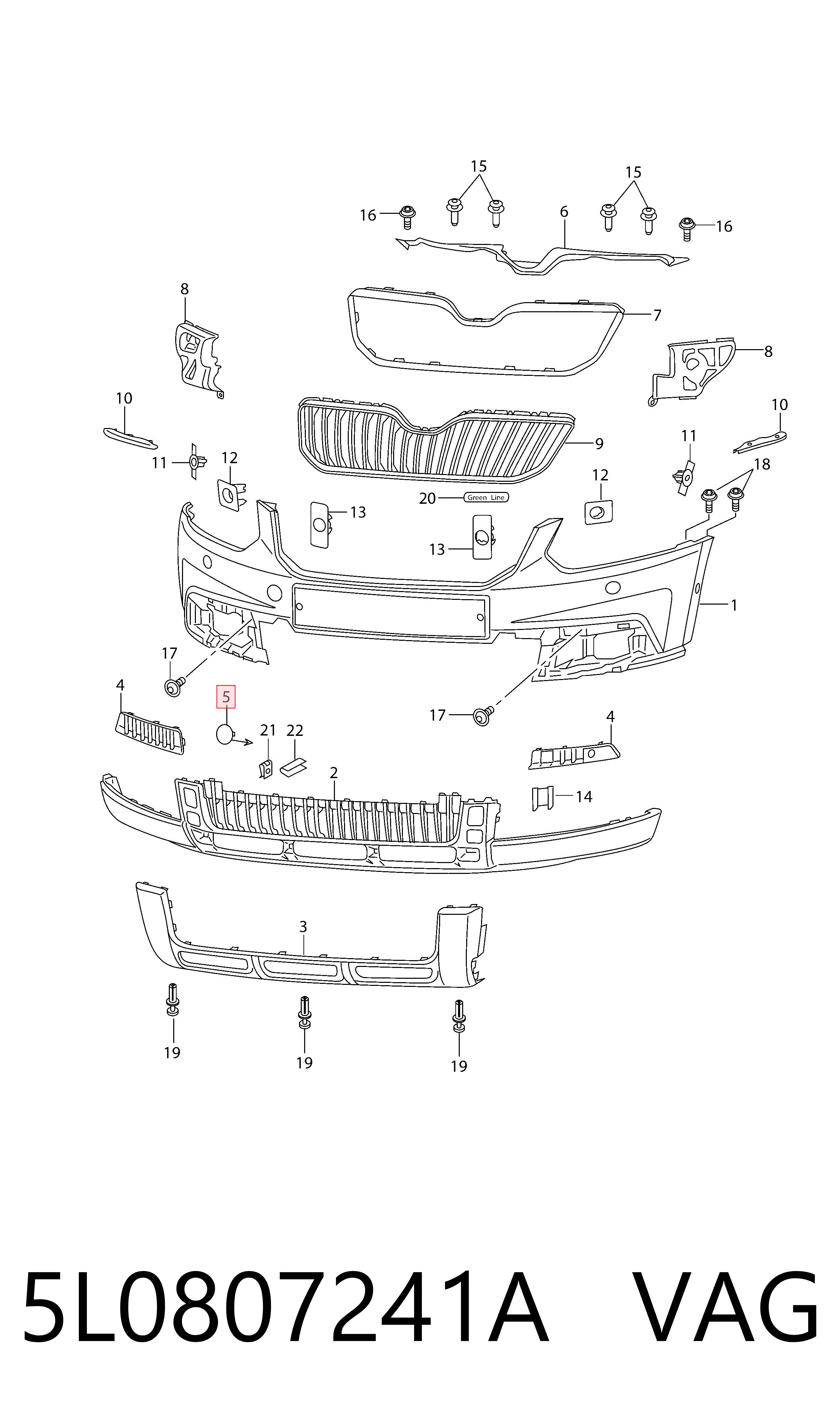 5L0807241A VAG 