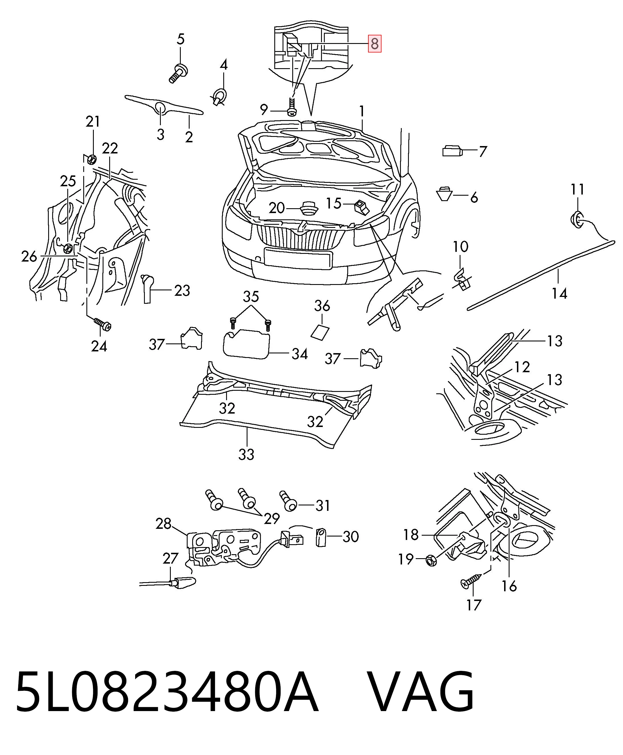 5L0823480A VAG 
