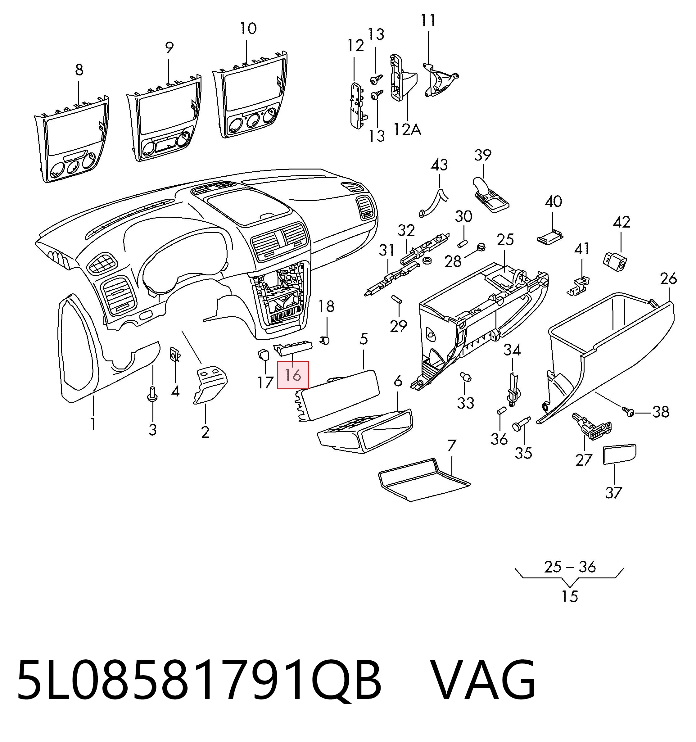 5L08581791QB VAG 