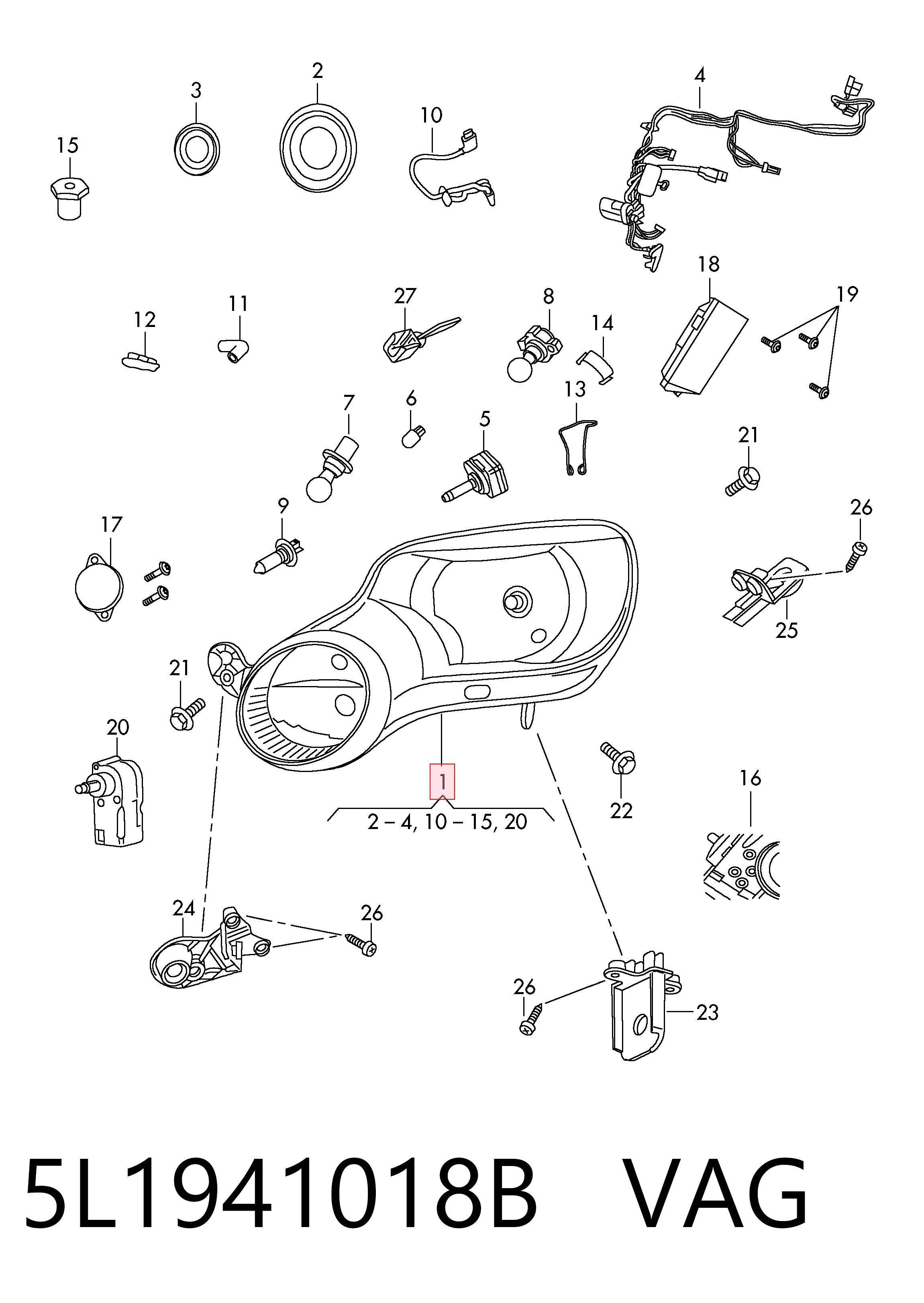 Купити LPP181 Magneti Marelli Права блок фара