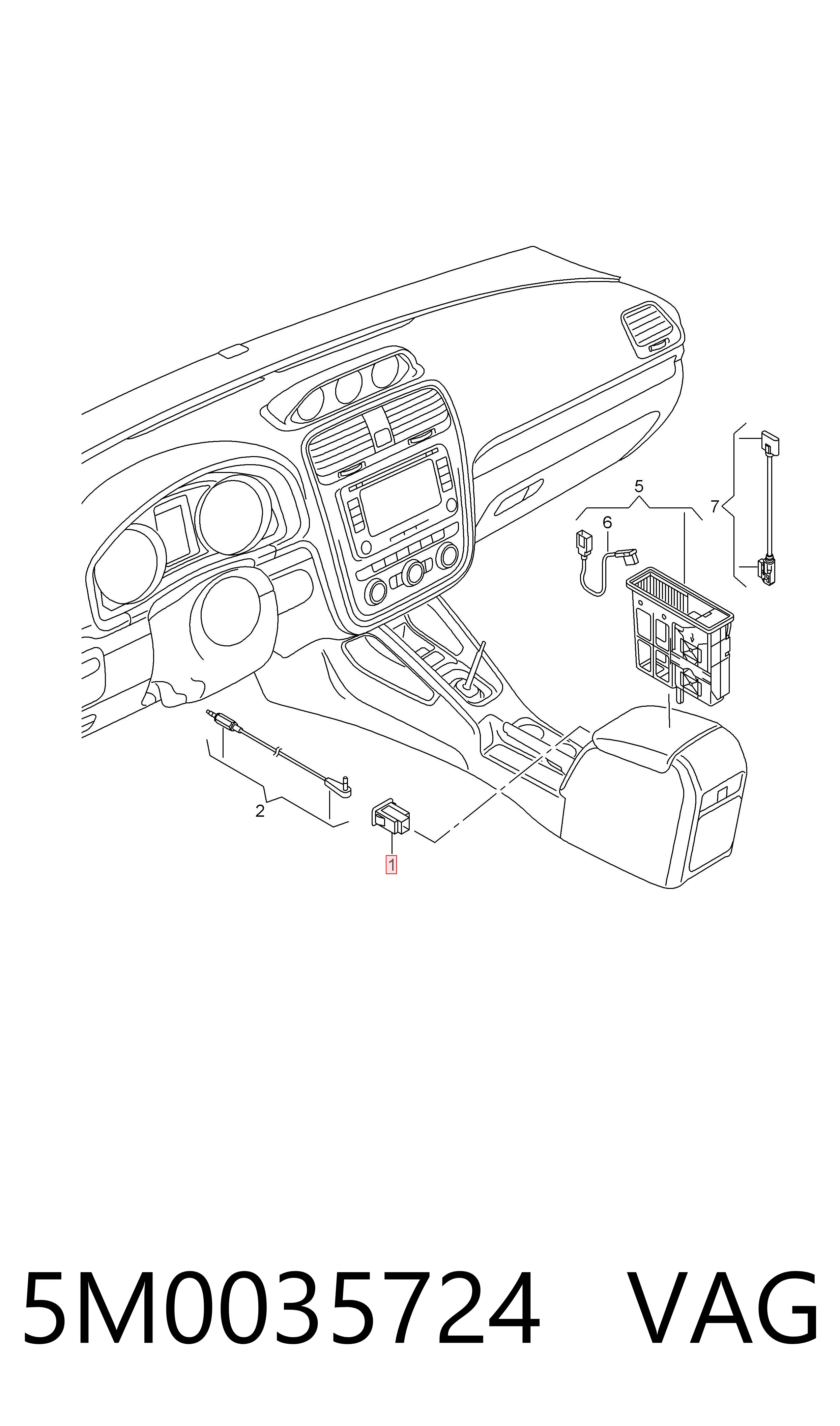 5M0035724 VAG 