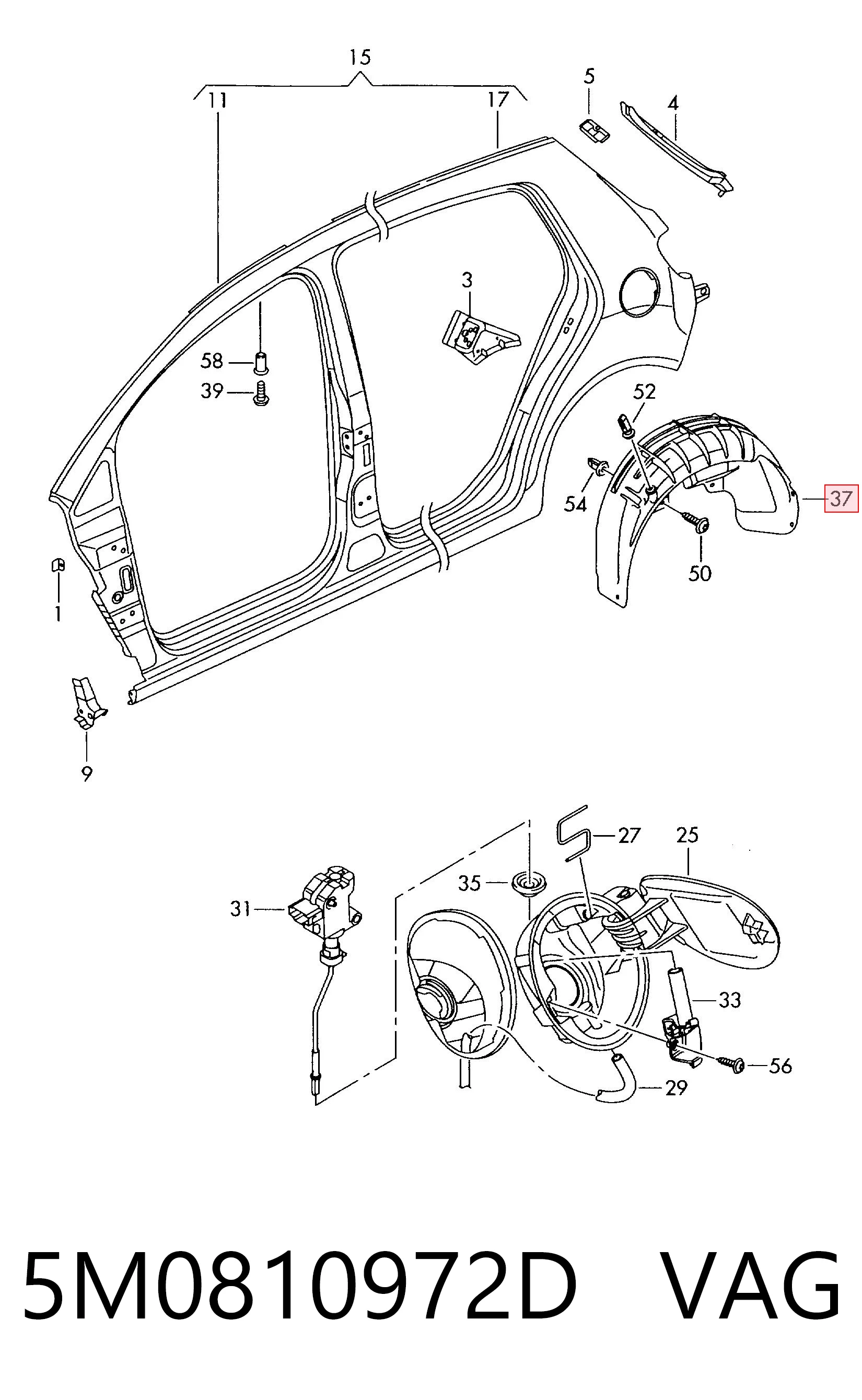 5M0810972D VAG