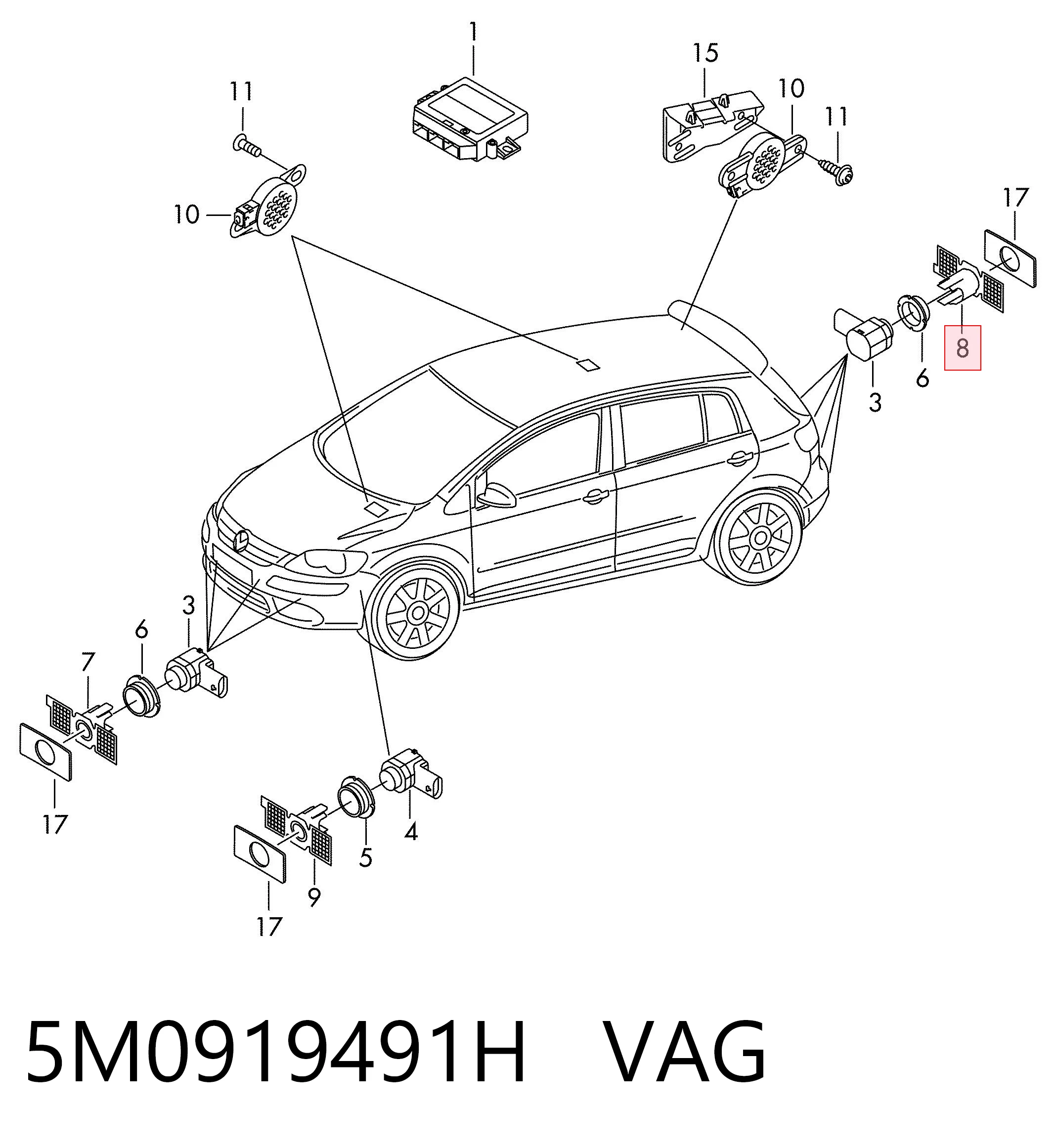 5M0919491H VAG 